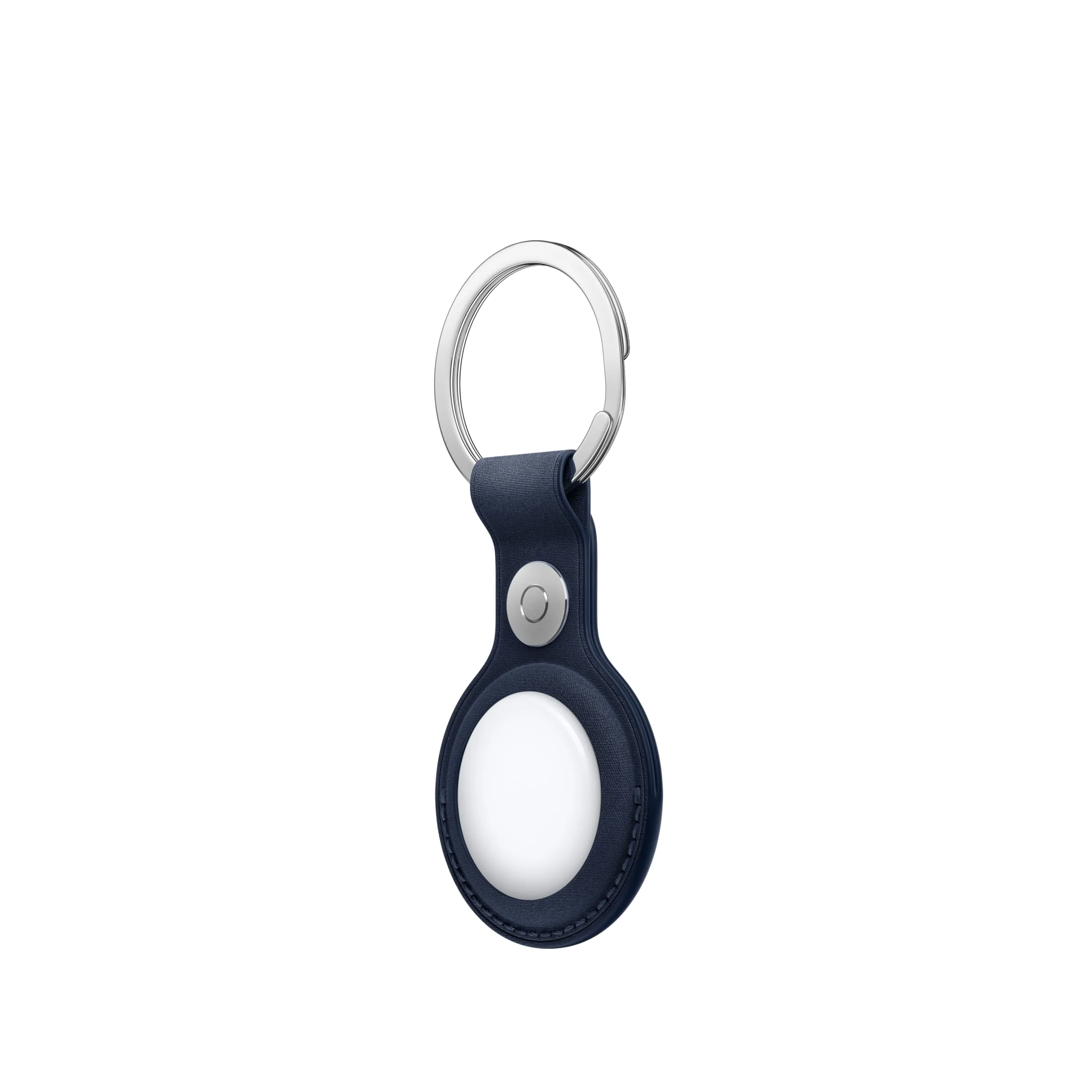 Apple Portachiavi AirTag in tessuto FineWoven - Blu profondo ​​​​​​​ - immagine 2