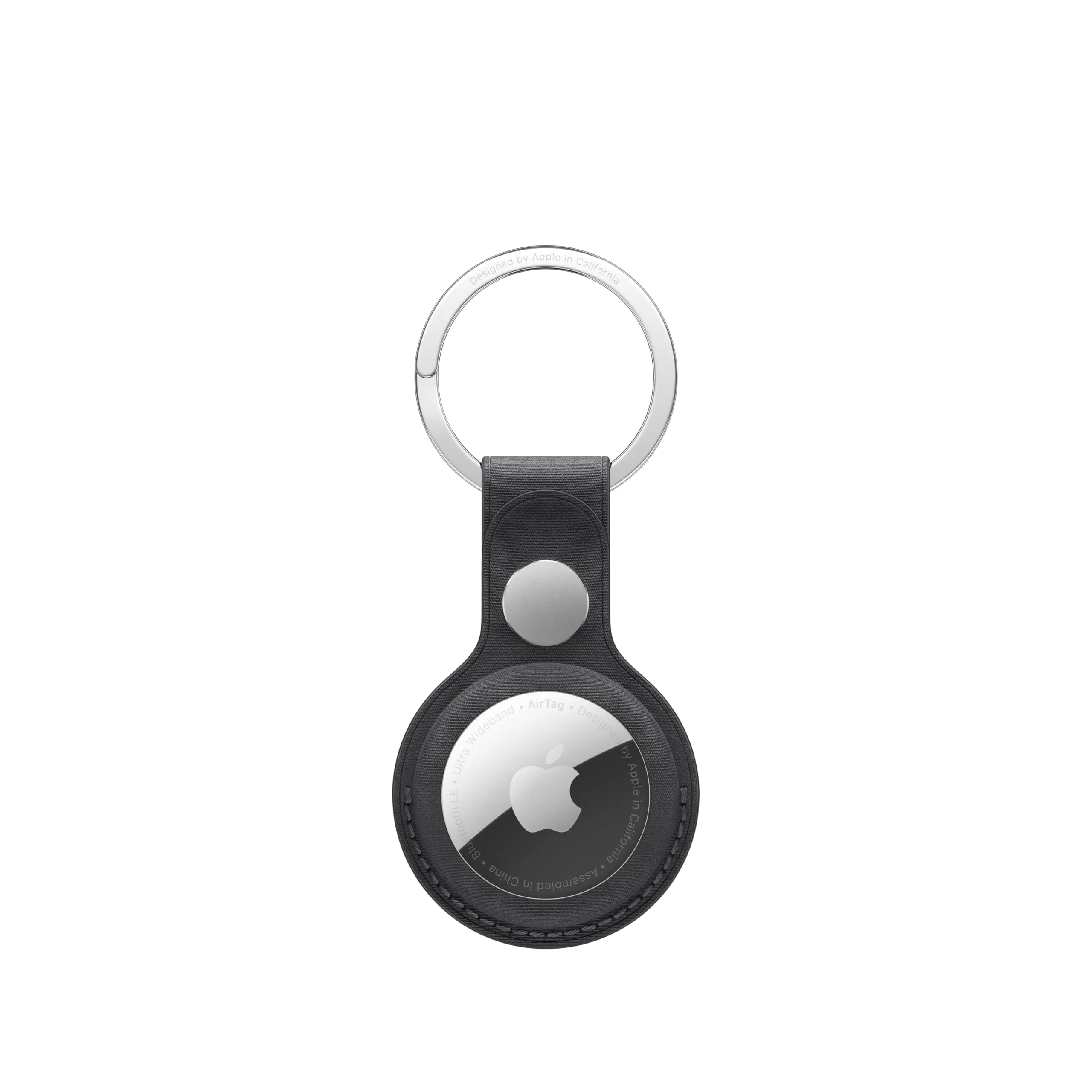 Apple Portachiavi AirTag in tessuto FineWoven - Nero - immagine 1
