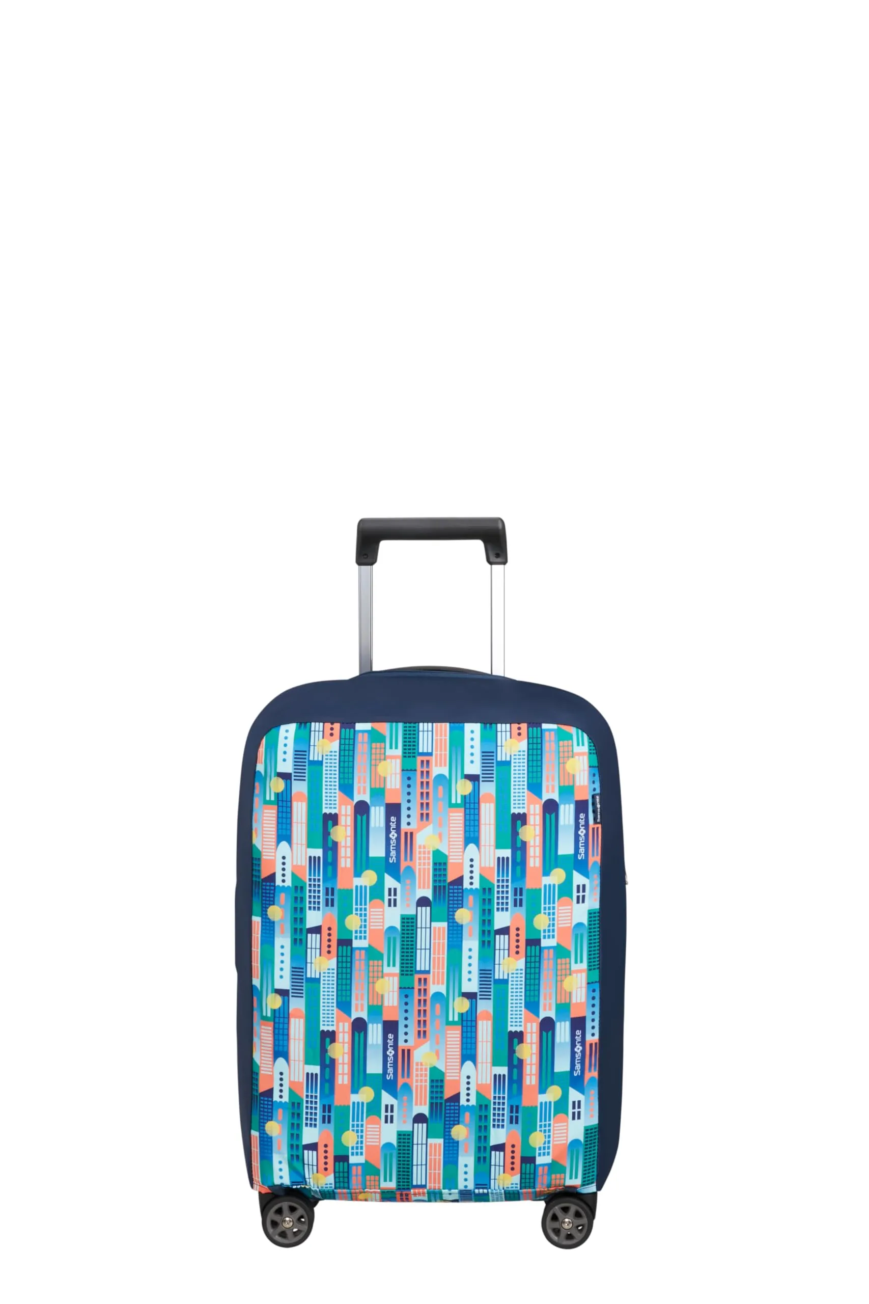 Samsonite – Custodia pieghevole per valigia S, Multicolore (City Print) - immagine 2