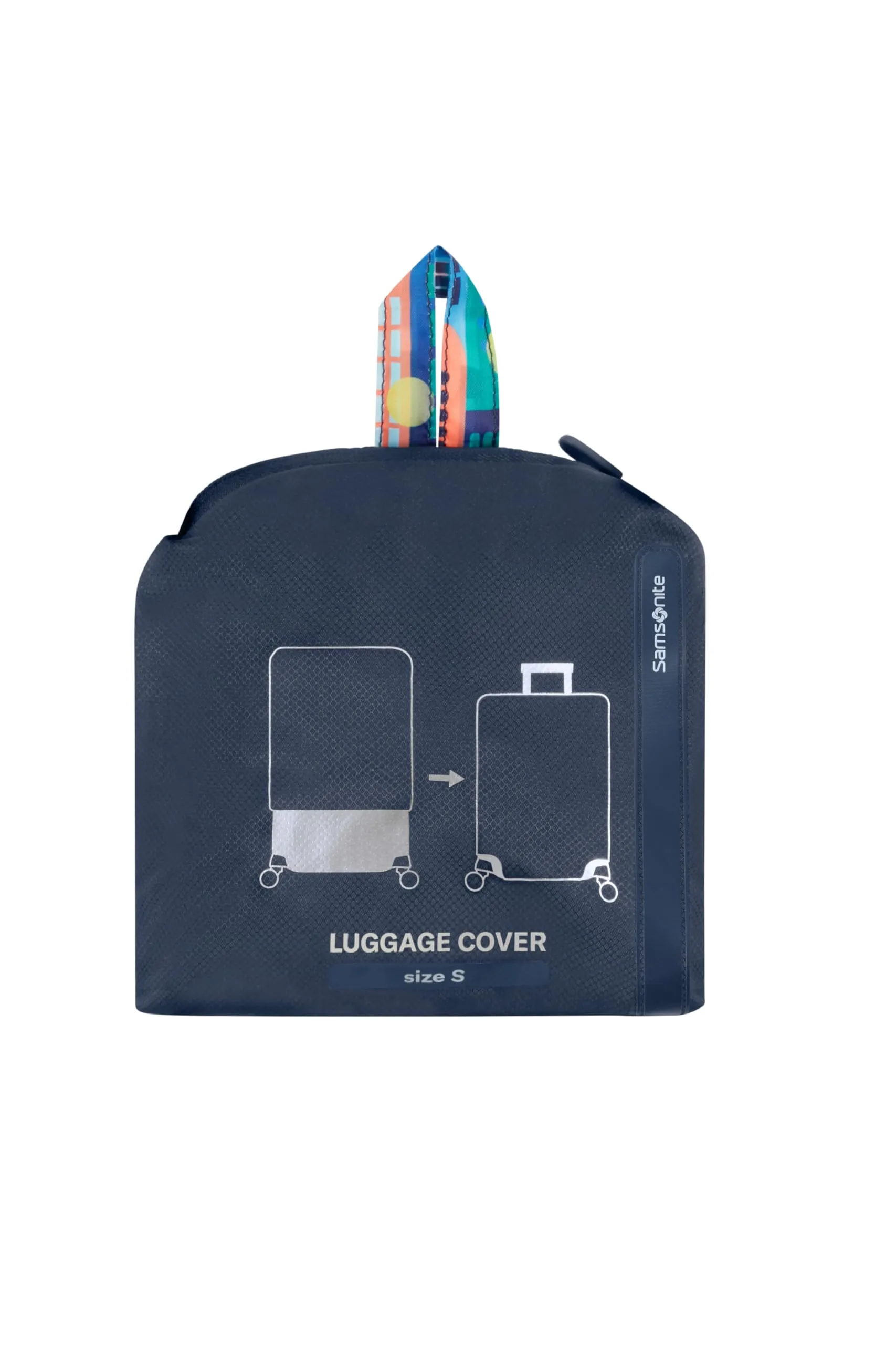 Samsonite – Custodia pieghevole per valigia S, Multicolore (City Print) - immagine 4