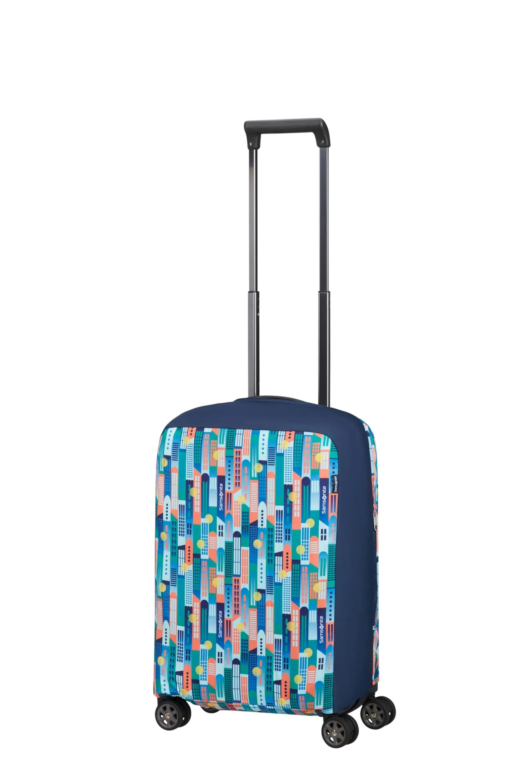 Samsonite – Custodia pieghevole per valigia S, Multicolore (City Print) - immagine 5