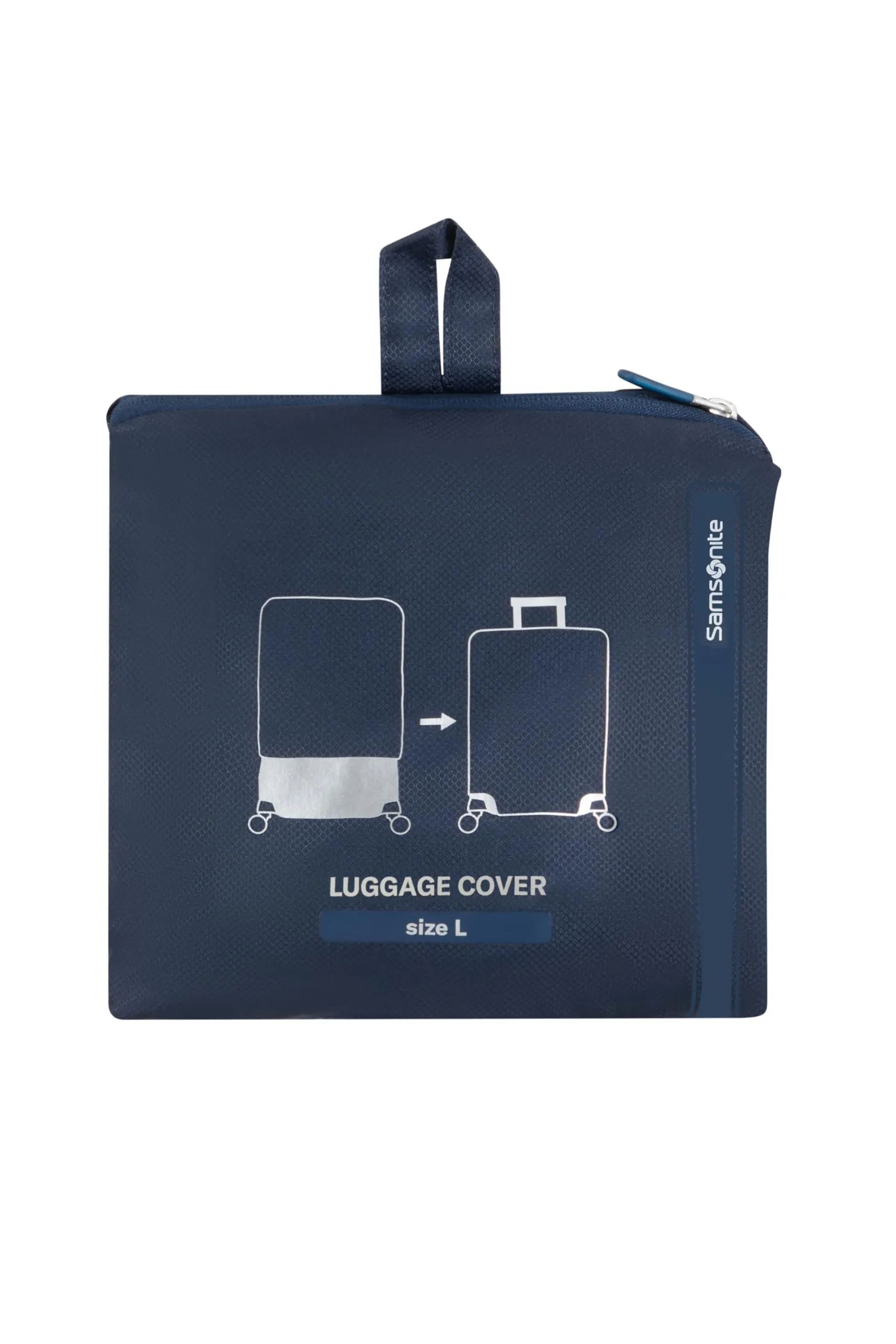 Samsonite - Copri valigia pieghevole L, Blu (Midnight Blue) - immagine 4