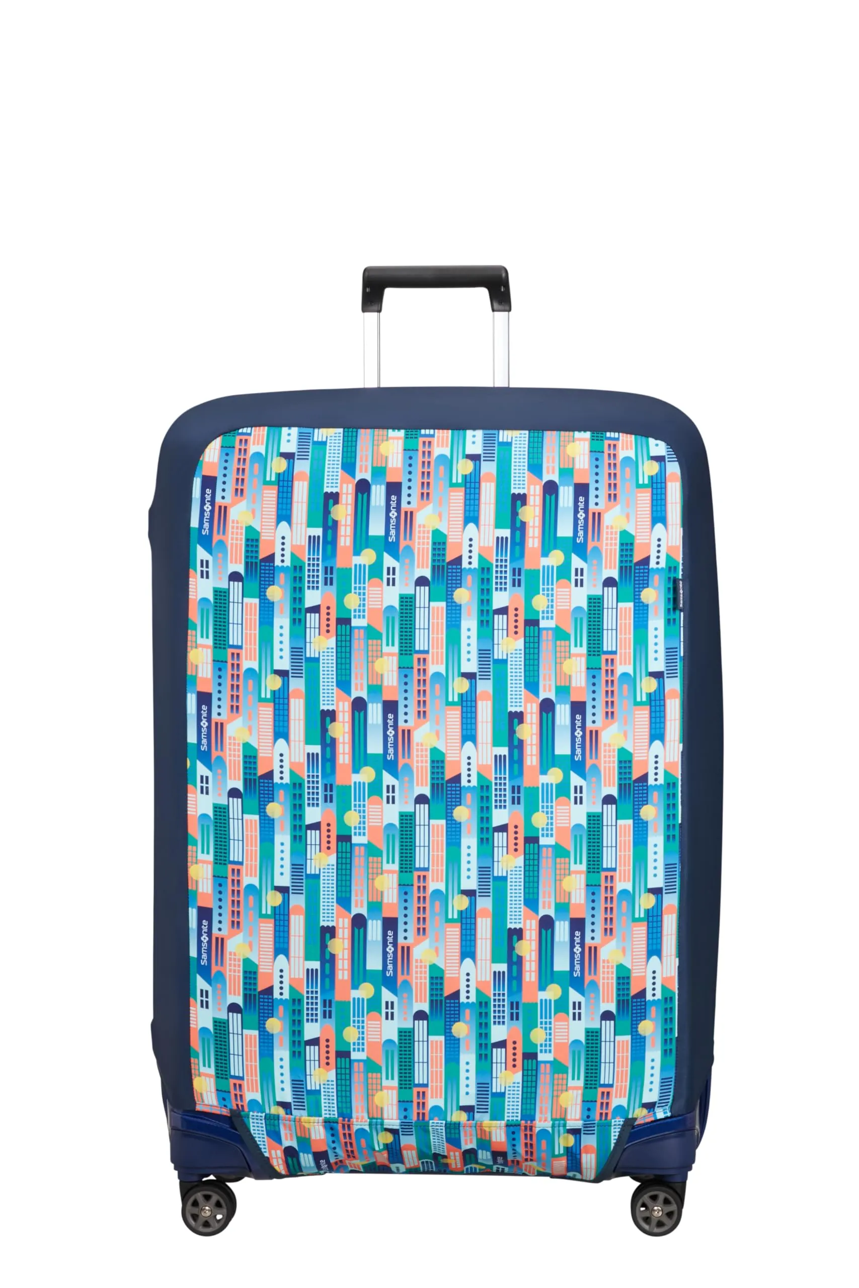 Samsonite – Custodia pieghevole per valigia XL, Multicolore (City Print) - immagine 2