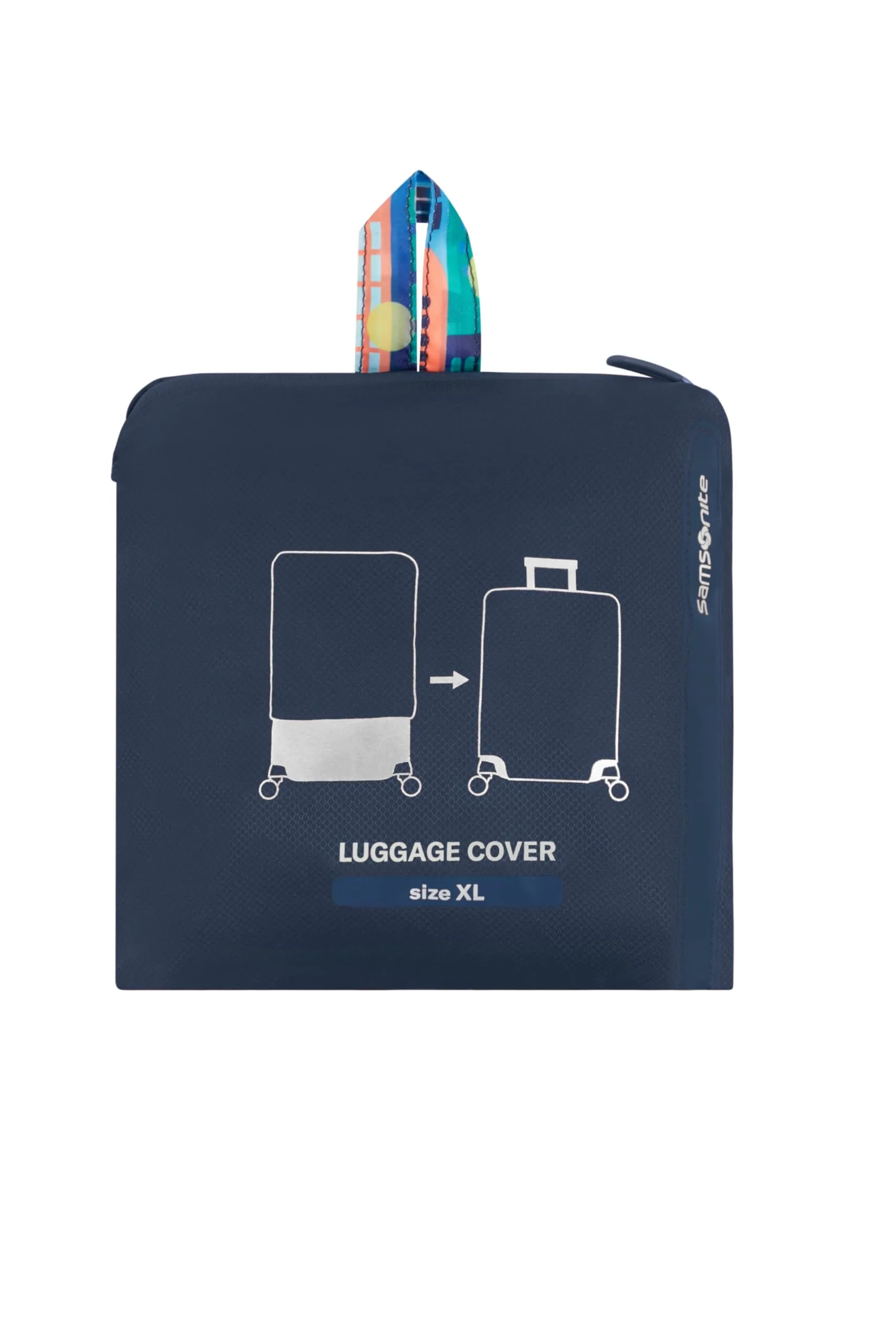 Samsonite – Custodia pieghevole per valigia XL, Multicolore (City Print) - immagine 4