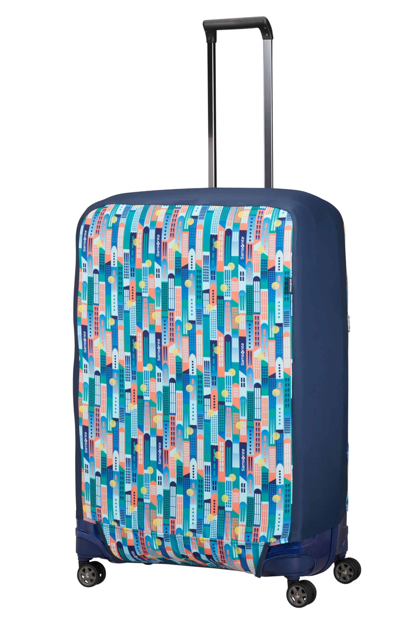 Samsonite – Custodia pieghevole per valigia XL, Multicolore (City Print) - immagine 5