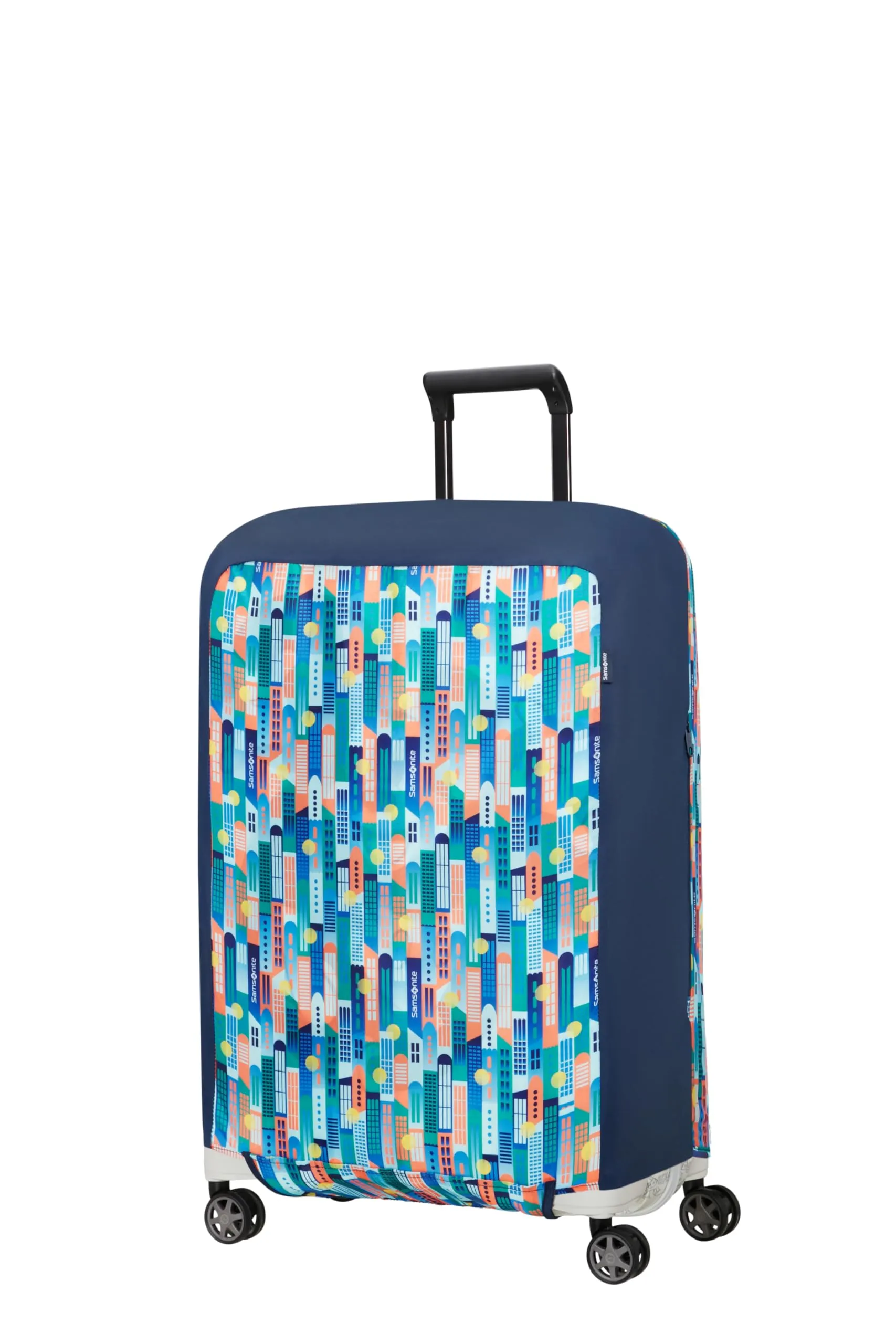 Samsonite – Custodia pieghevole per valigia M, Multicolore (City Print) - immagine 1