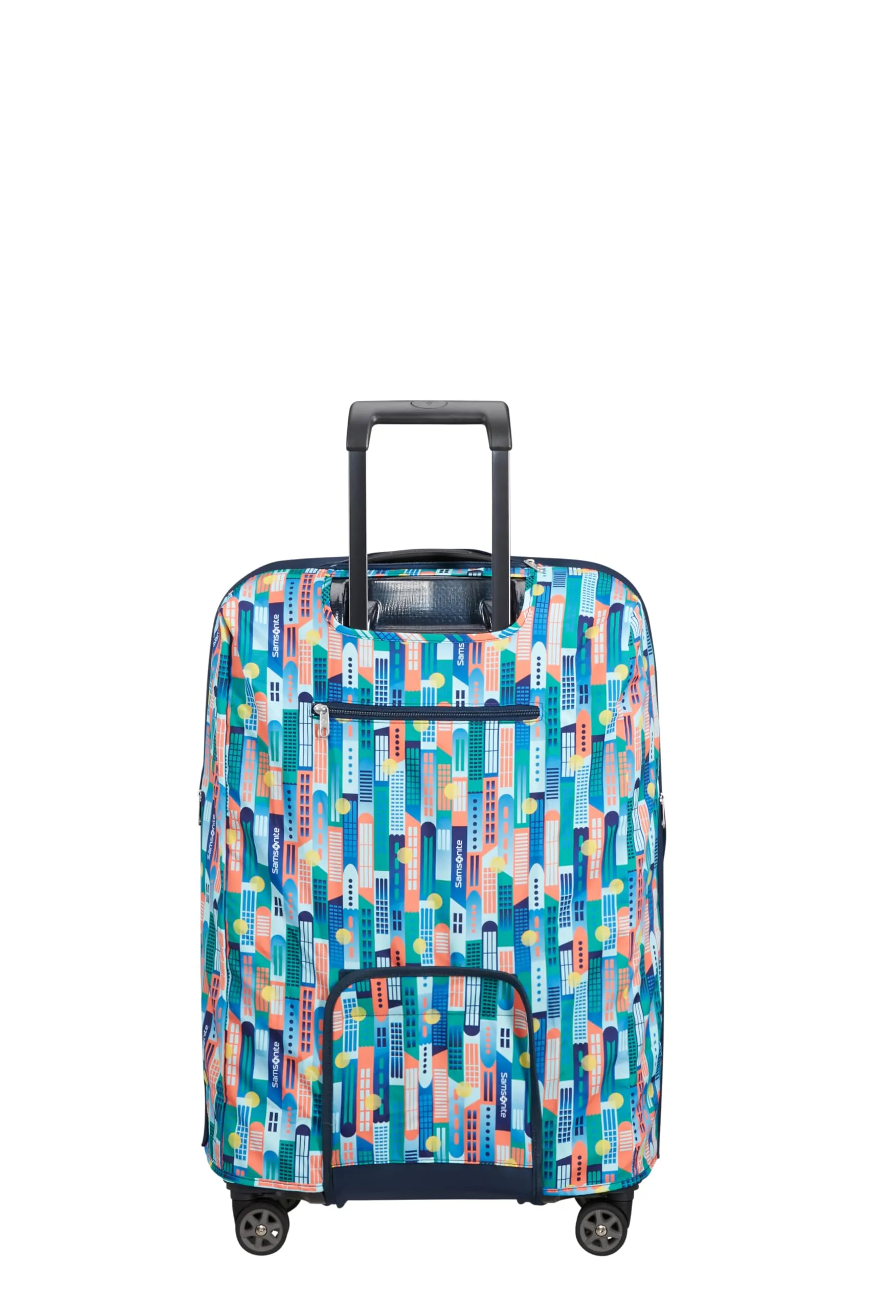 Samsonite – Custodia pieghevole per valigia M, Multicolore (City Print) - immagine 3