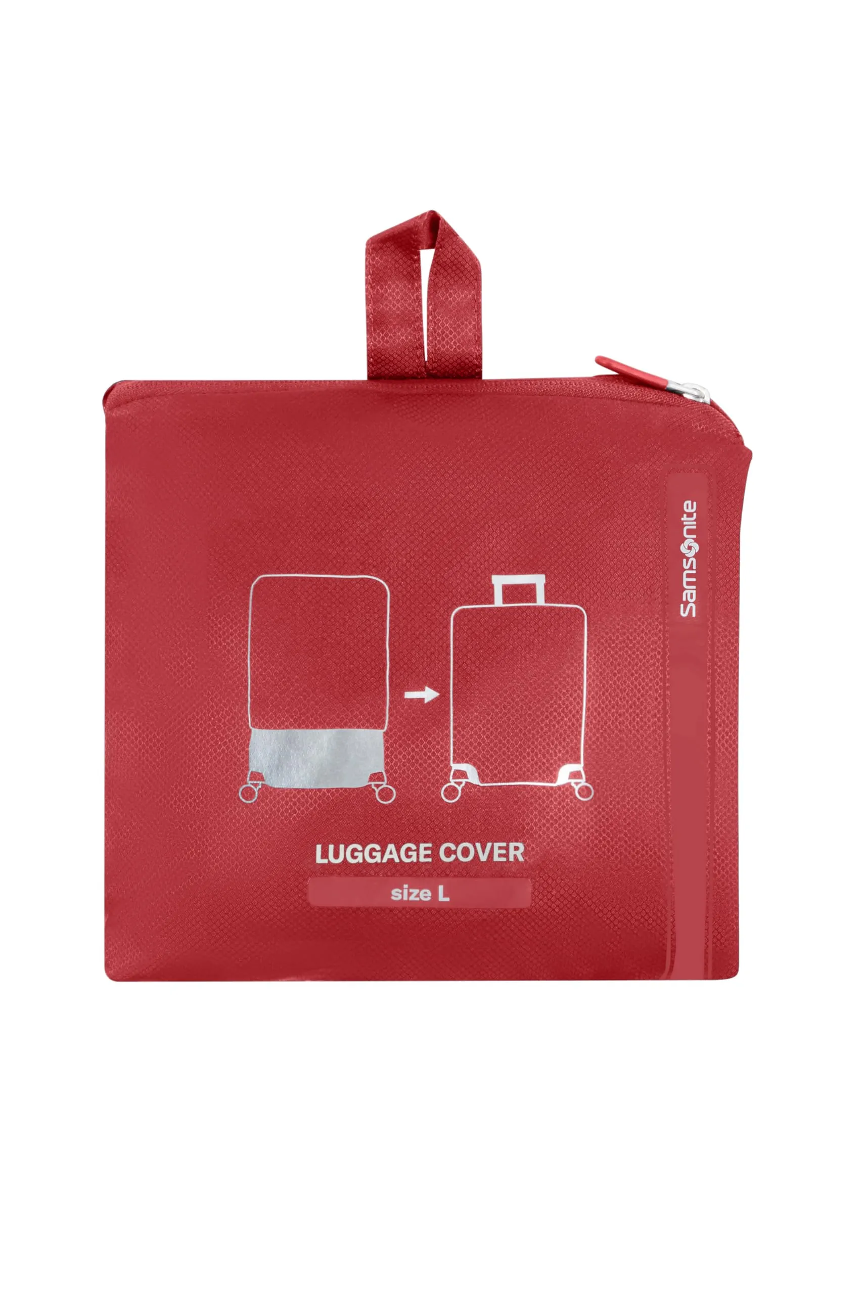 Samsonite – Copri valigia pieghevole L, Rosso - immagine 4