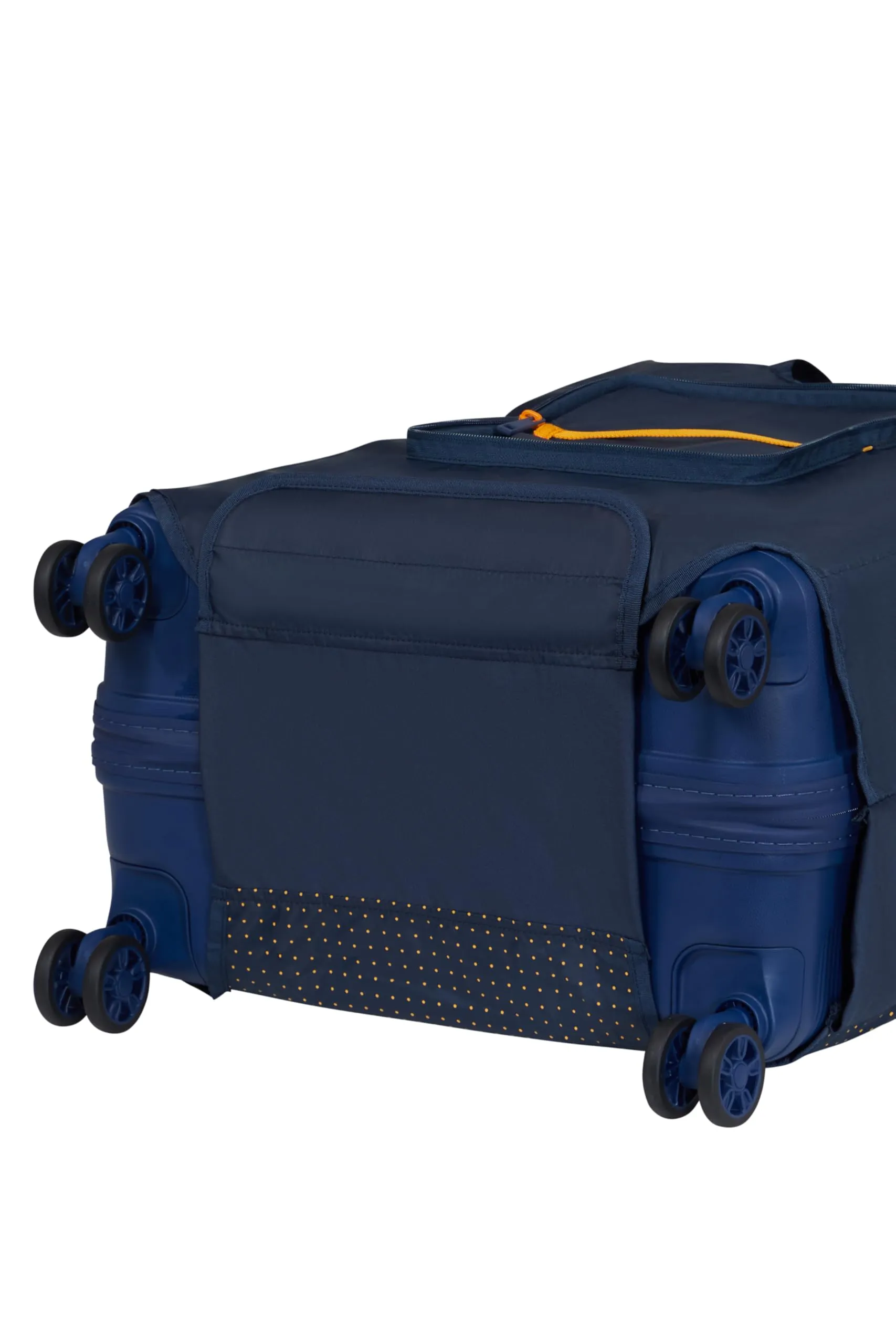 American Tourister - Coprivaligia M, Copertura Valigia Pieghevole, Protezione Valigia da Viaggio, 62 x 45 x 30 cm, Blu/Arancione - immagine 4