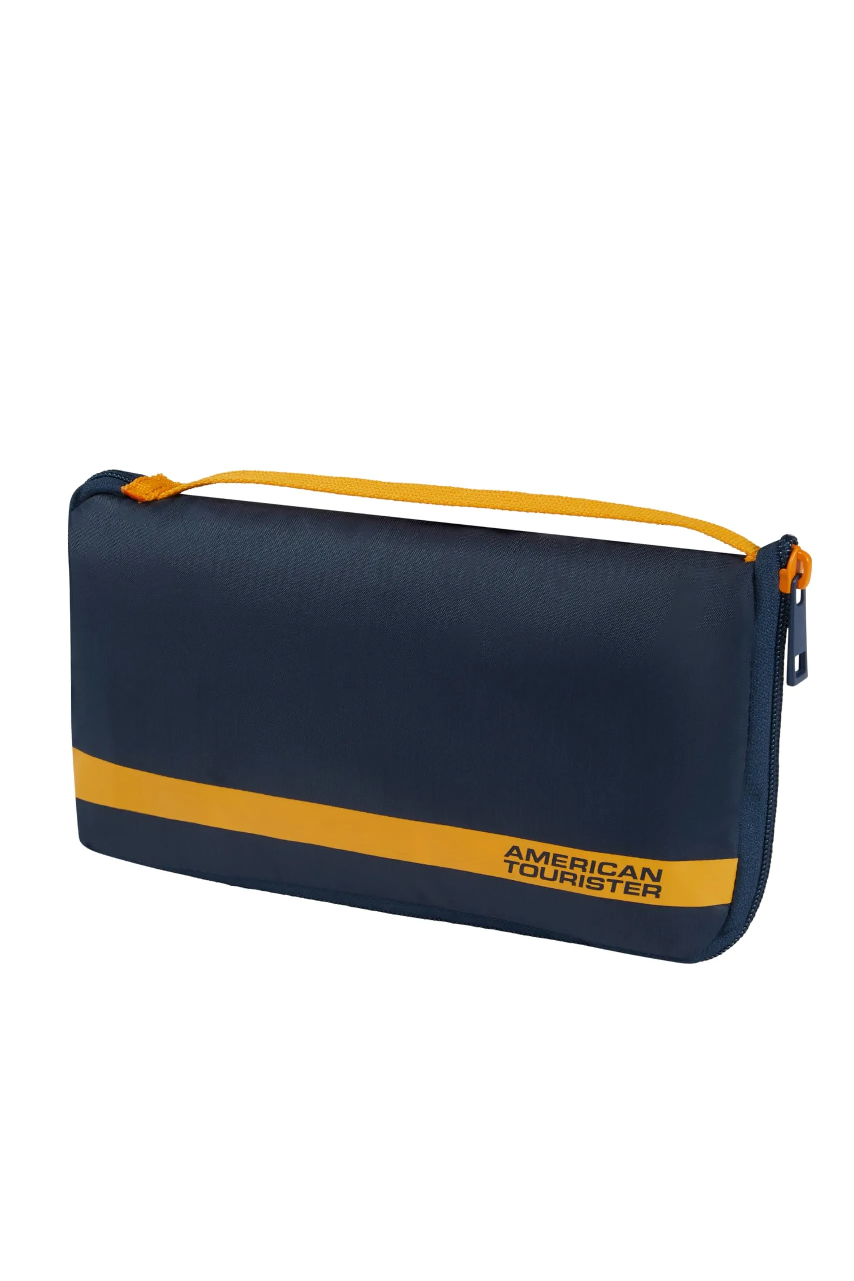 American Tourister - Coprivaligia L, Copertura Valigia Pieghevole, Protezione Valigia da Viaggio, 71 x 50 x 30 cm, Blu/Arancione - immagine 2