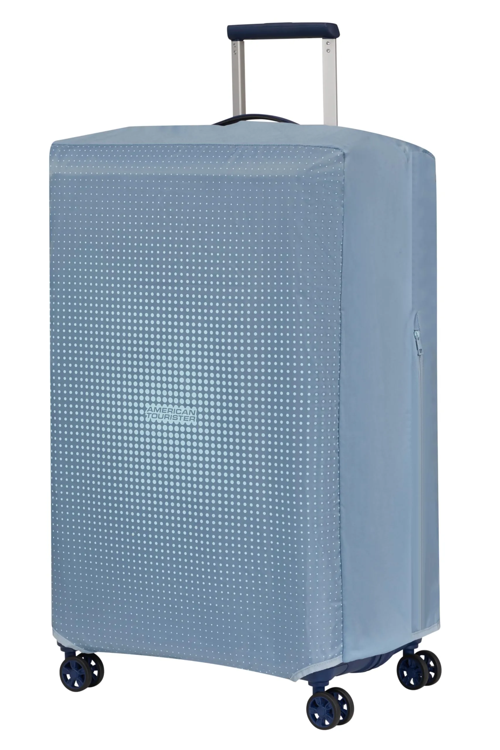 American Tourister - Coprivaligia L, Copertura Valigia Pieghevole, Protezione Valigia da Viaggio, 71 x 50 x 30 cm, Blu Pietra/Blu - immagine 1