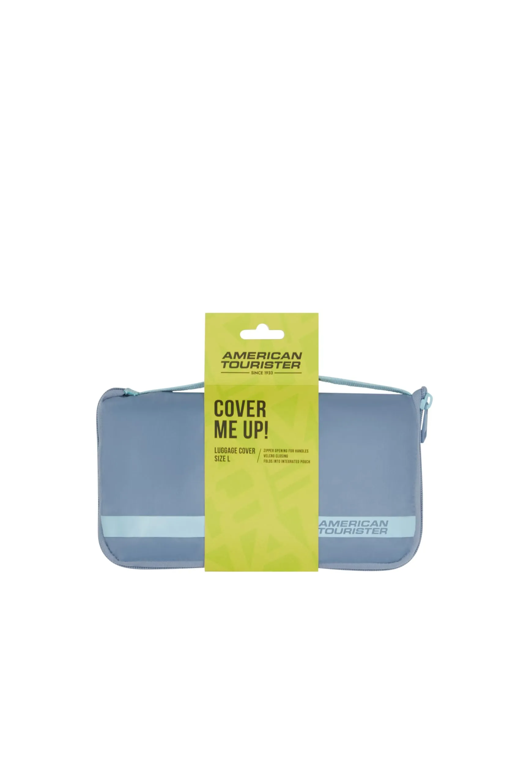 American Tourister - Coprivaligia L, Copertura Valigia Pieghevole, Protezione Valigia da Viaggio, 71 x 50 x 30 cm, Blu Pietra/Blu - immagine 3