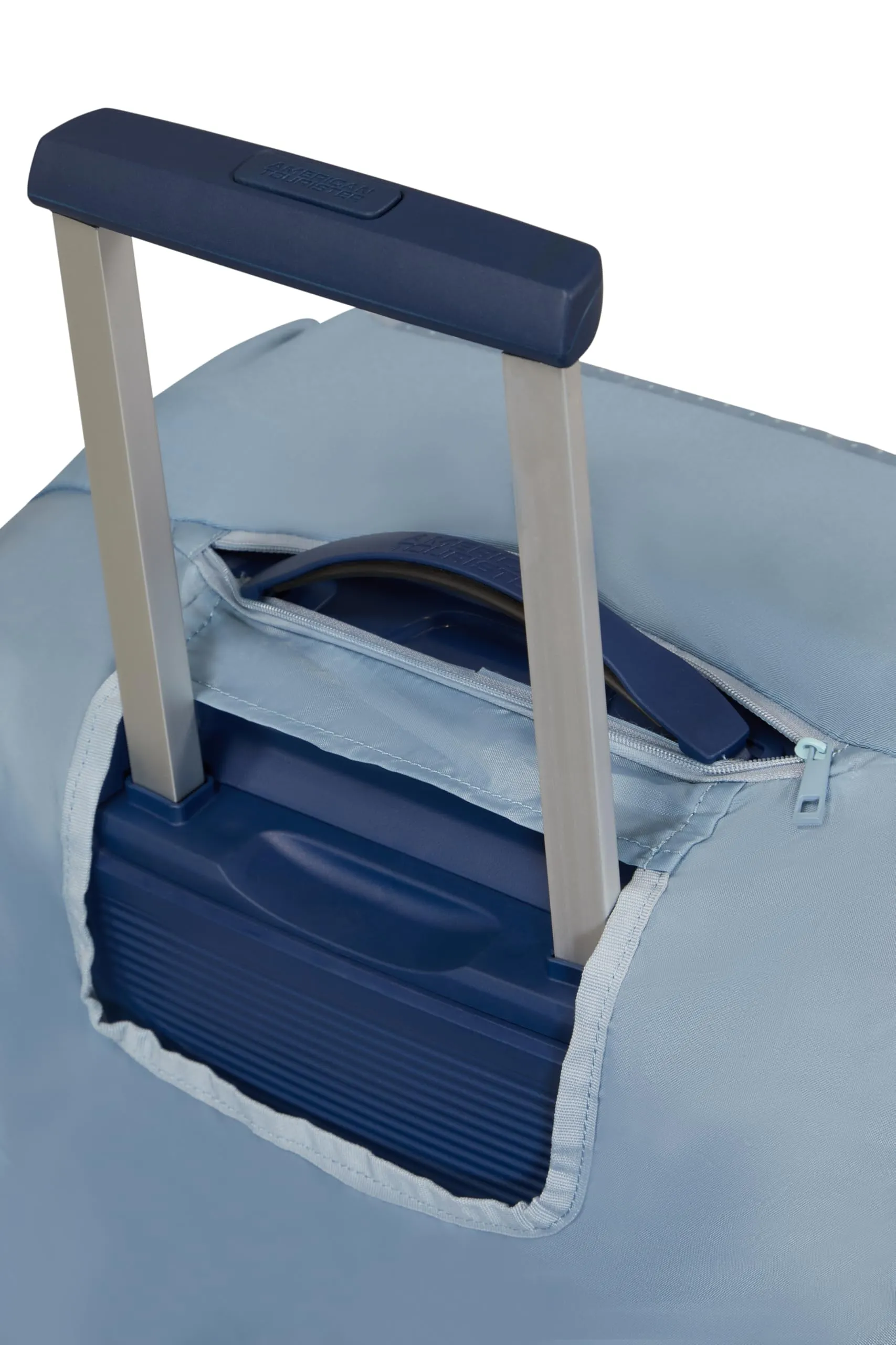 American Tourister - Coprivaligia L, Copertura Valigia Pieghevole, Protezione Valigia da Viaggio, 71 x 50 x 30 cm, Blu Pietra/Blu - immagine 5