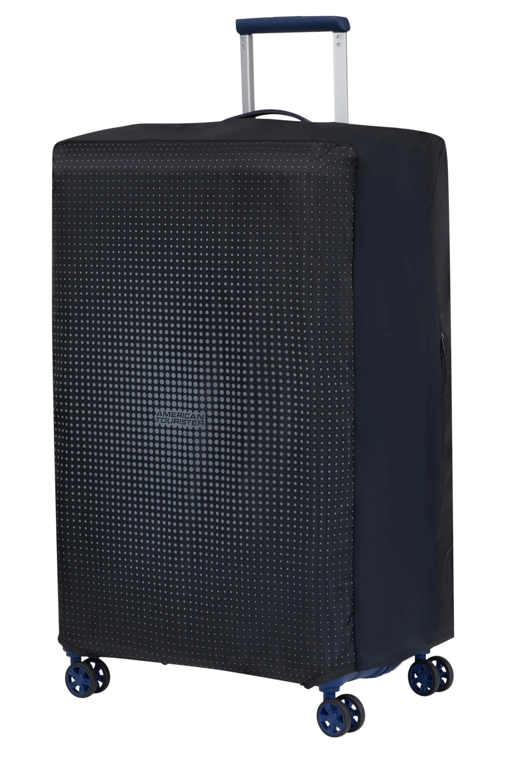 American Tourister - Coprivaligia L, Copertura Valigia Pieghevole, Protezione Valigia da Viaggio, 71 x 50 x 30 cm, Nero/Grigio - immagine 1