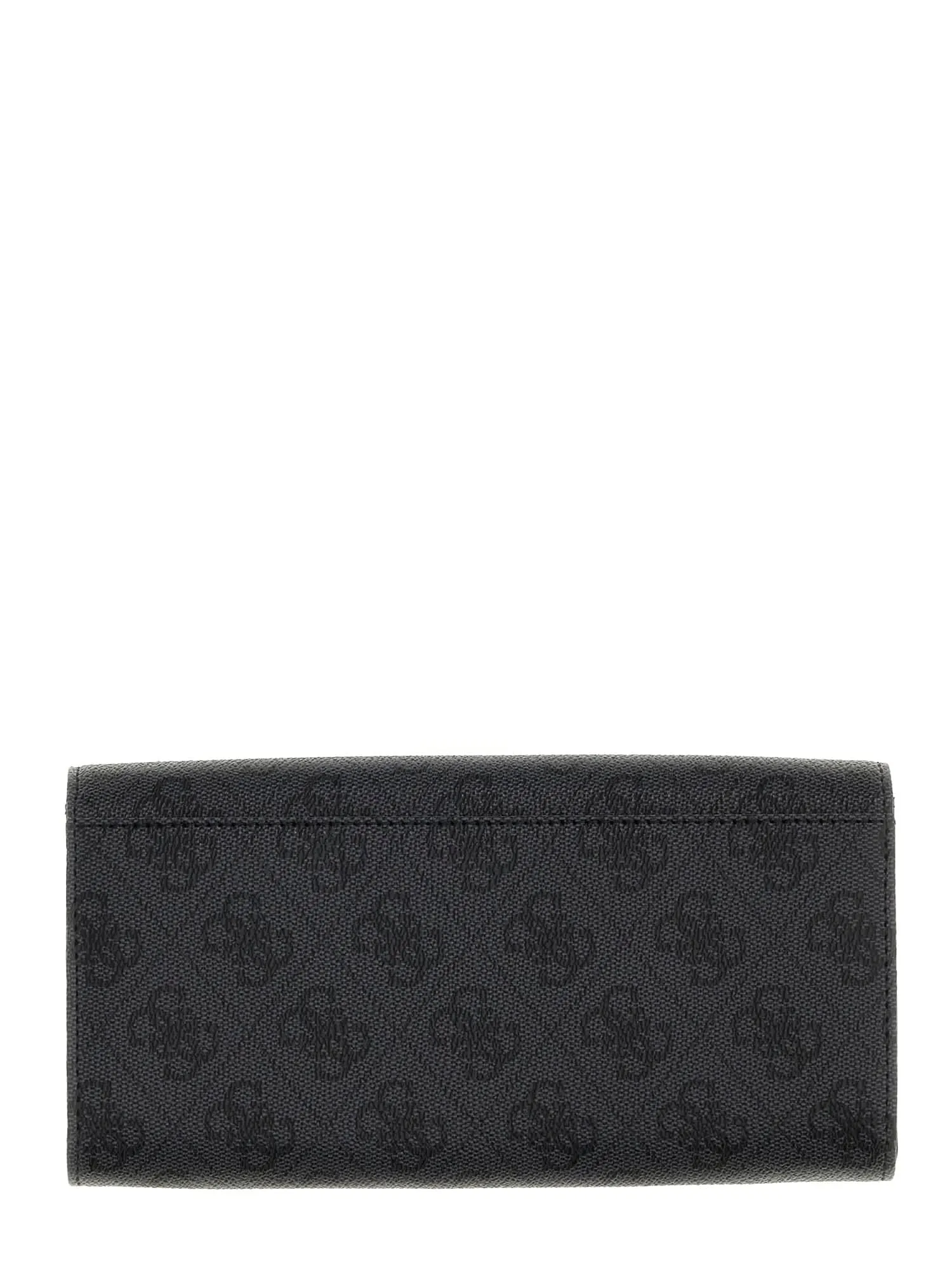 GUESS Donna Portafoglio Yvonne Logo Slg Flap Organizer Nero Antracite - immagine 2
