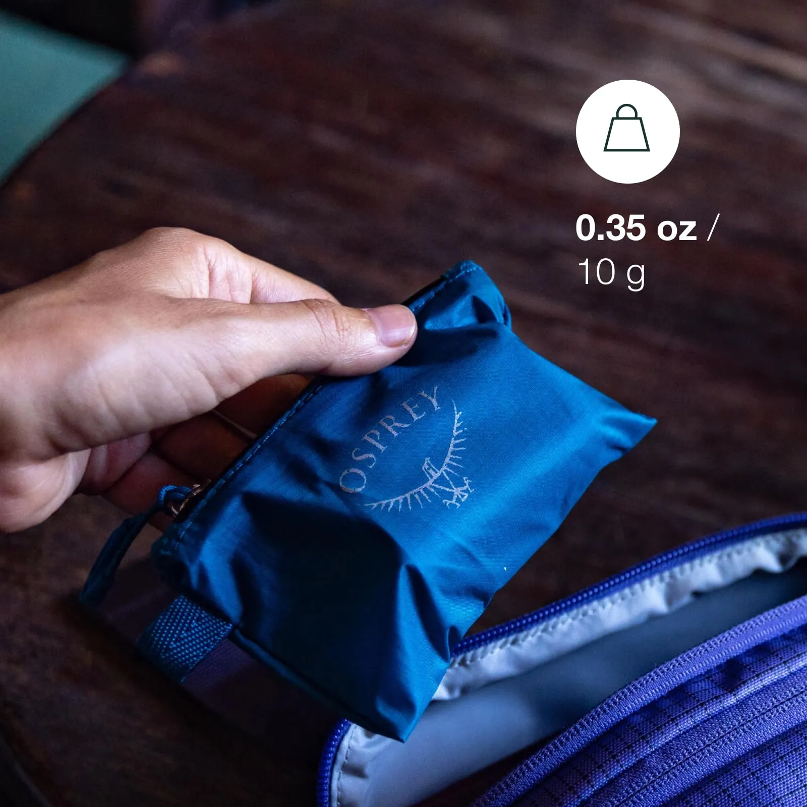 Osprey Ultralight Portafoglio, Waterfront Blue - immagine 3