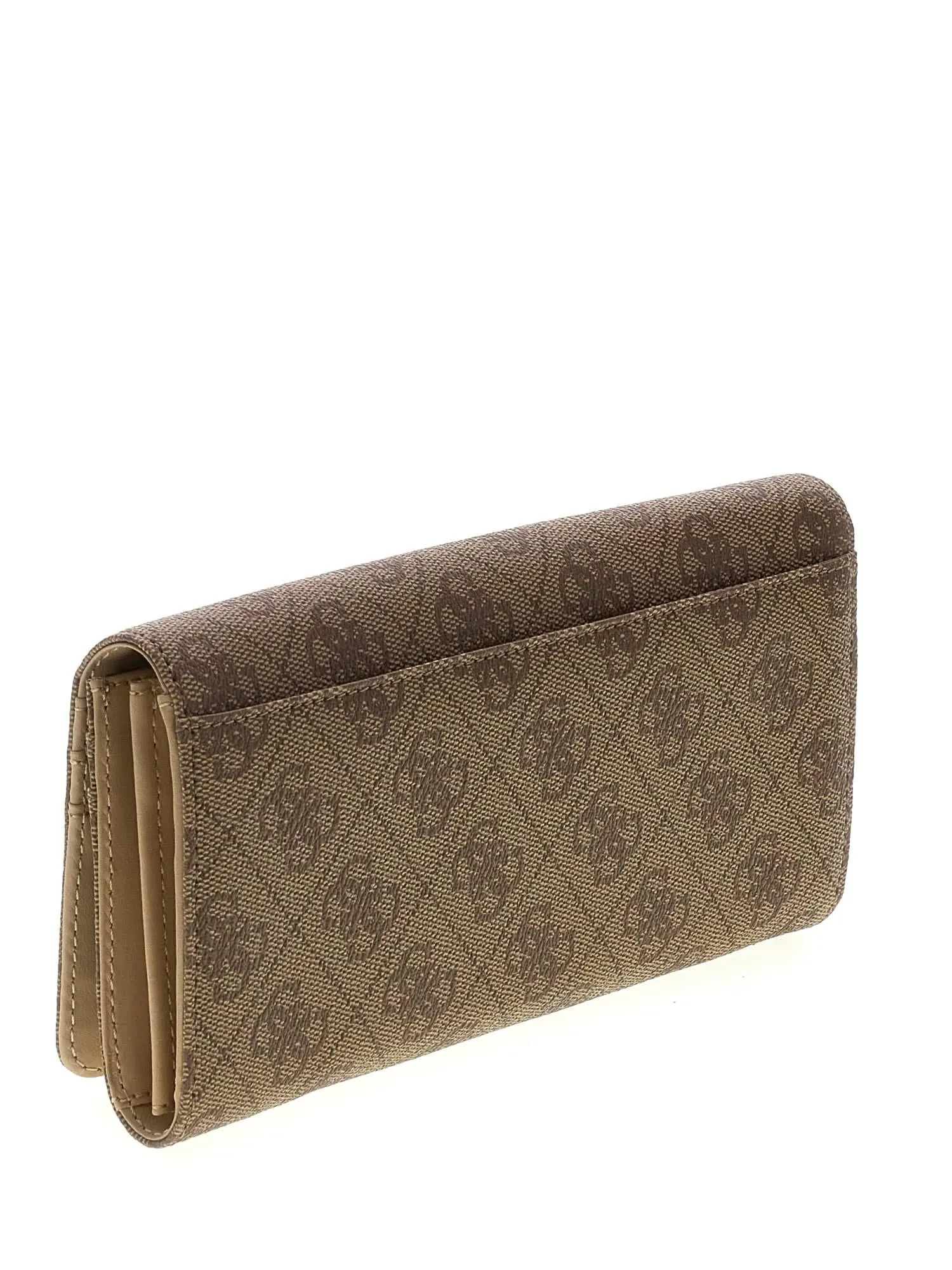 GUESS Donna Portafoglio Yvonne Logo Slg Flap Organizer Beige - immagine 3