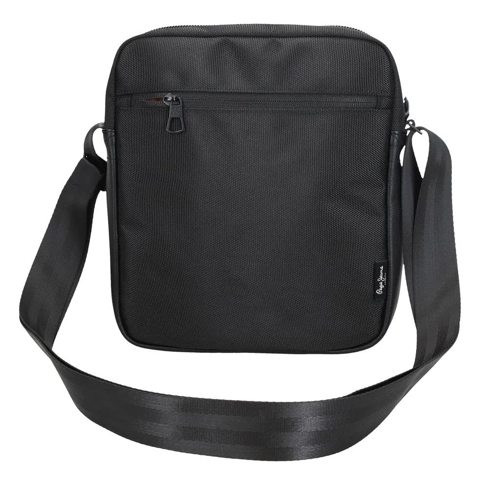 Pepe Jeans Egham Borse e Borse Borsa Nero, Poliestere, Diverse Misure, Nero, Taglia unica, Tracolla tablet - immagine 3