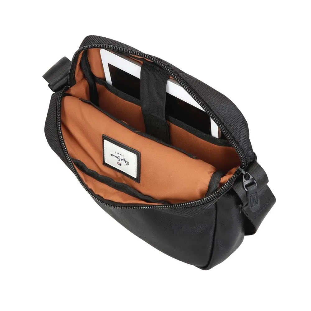 Pepe Jeans Egham Borse e Borse Borsa Nero, Poliestere, Diverse Misure, Nero, Taglia unica, Tracolla tablet - immagine 5
