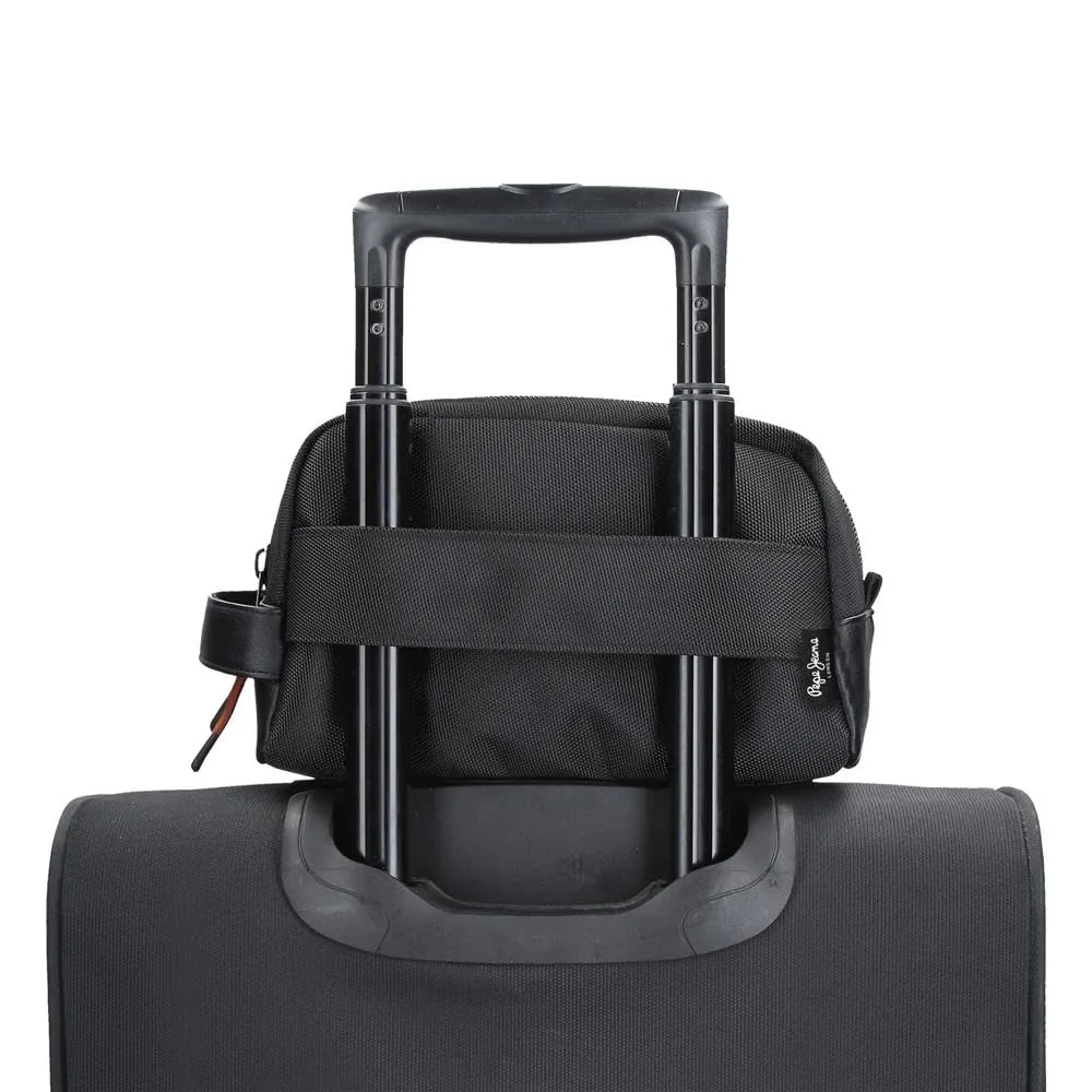 Pepe Jeans Egham Borse e Borse Borsa Nero, Poliestere, Diverse Misure, Nero, Taglia unica, Trousse - immagine 8