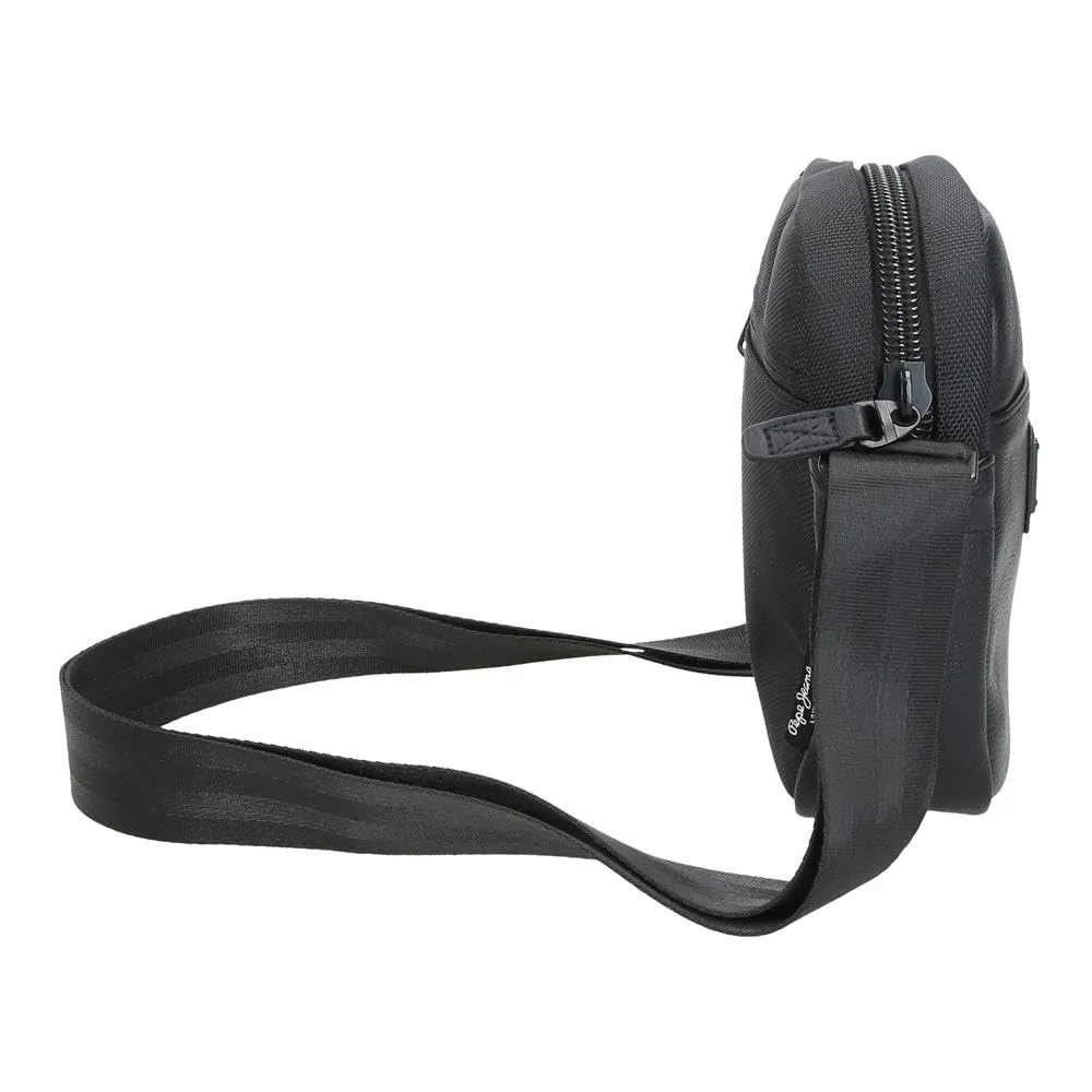 Pepe Jeans Egham Borse e Borse Borsa Nero, Poliestere, Diverse Misure, Nero, Taglia unica, Tracolla Egham - immagine 3