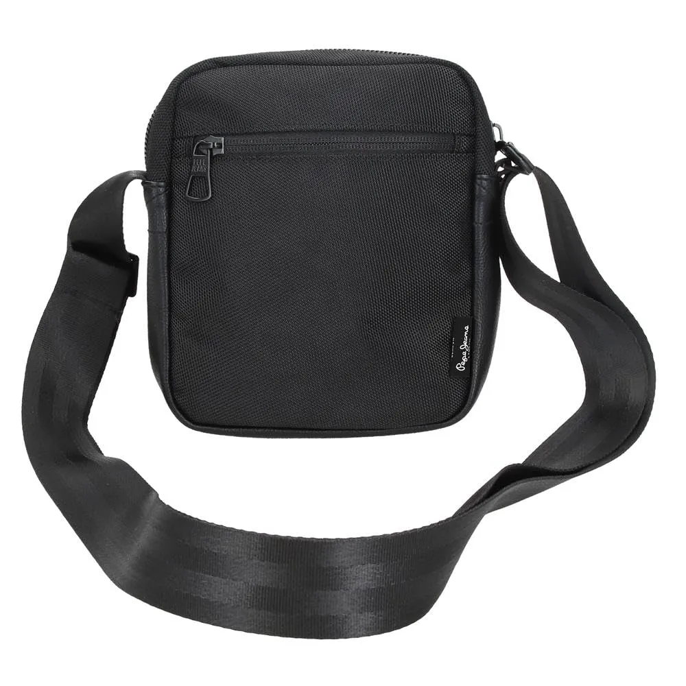 Pepe Jeans Egham Borse e Borse Borsa Nero, Poliestere, Diverse Misure, Nero, Taglia unica, Tracolla Egham - immagine 4