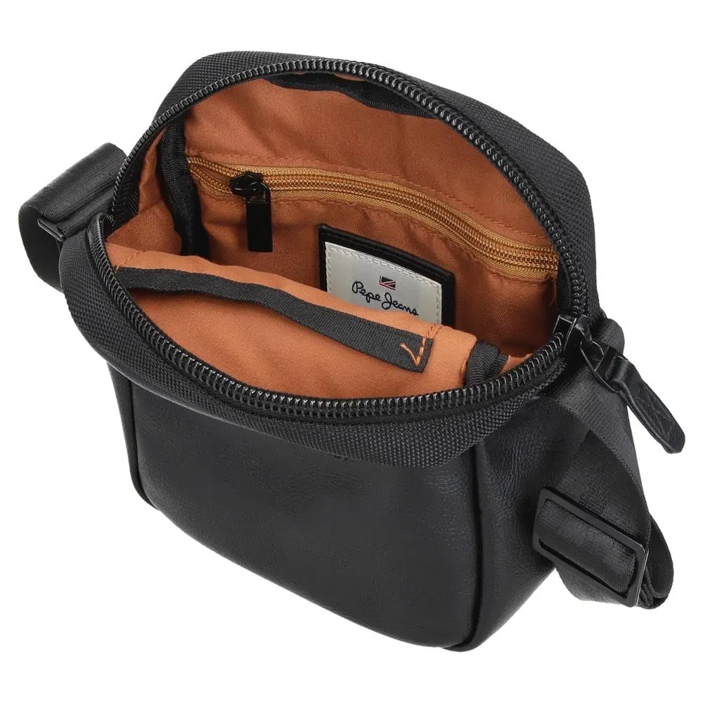 Pepe Jeans Egham Borse e Borse Borsa Nero, Poliestere, Diverse Misure, Nero, Taglia unica, Tracolla Egham - immagine 6