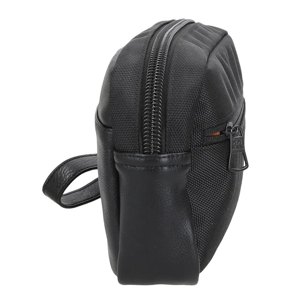 Pepe Jeans Egham Borsa a Mano Nero 24,5x15x6 cm Poliestere, Nero, Taglia unica, Borsa a mano - immagine 5