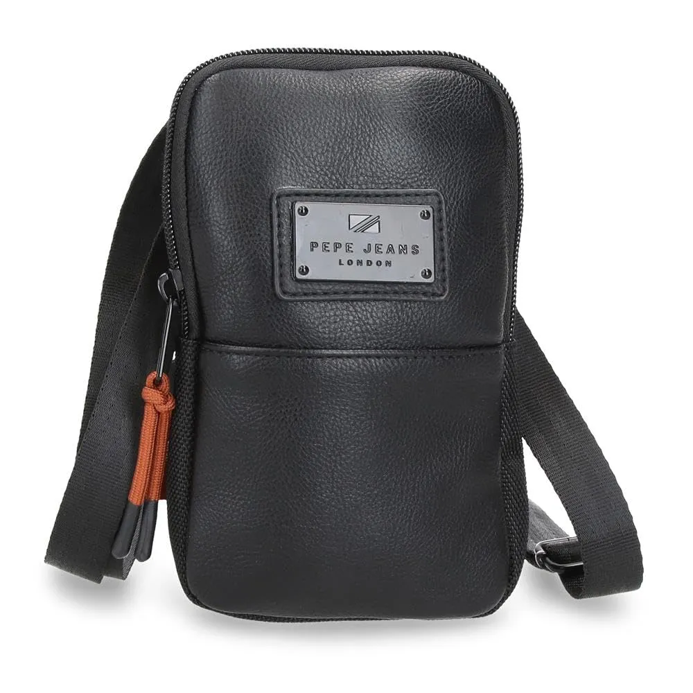 Pepe Jeans Egham Borse e Borse Borsa Nero, Poliestere, Diverse Misure, Nero, Taglia unica, Tracolla - immagine 1