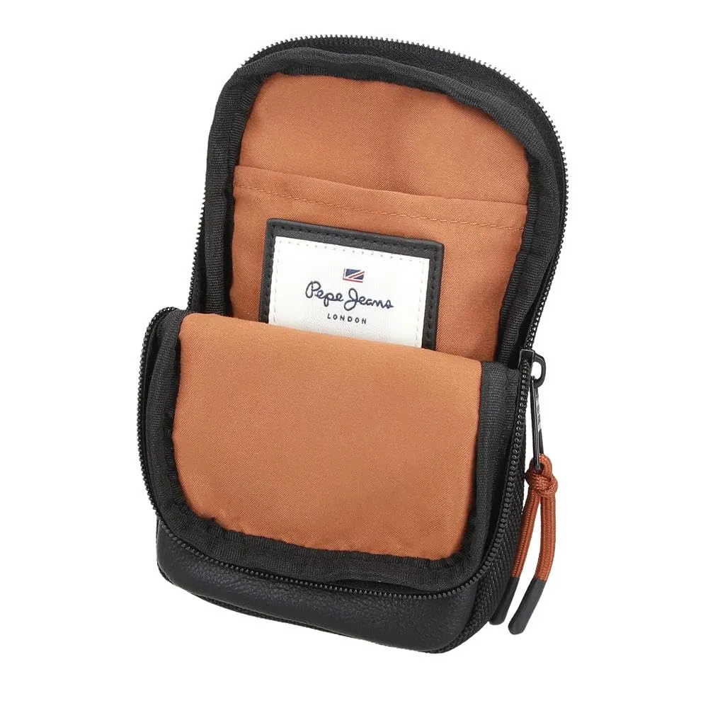Pepe Jeans Egham Borse e Borse Borsa Nero, Poliestere, Diverse Misure, Nero, Taglia unica, Tracolla - immagine 3