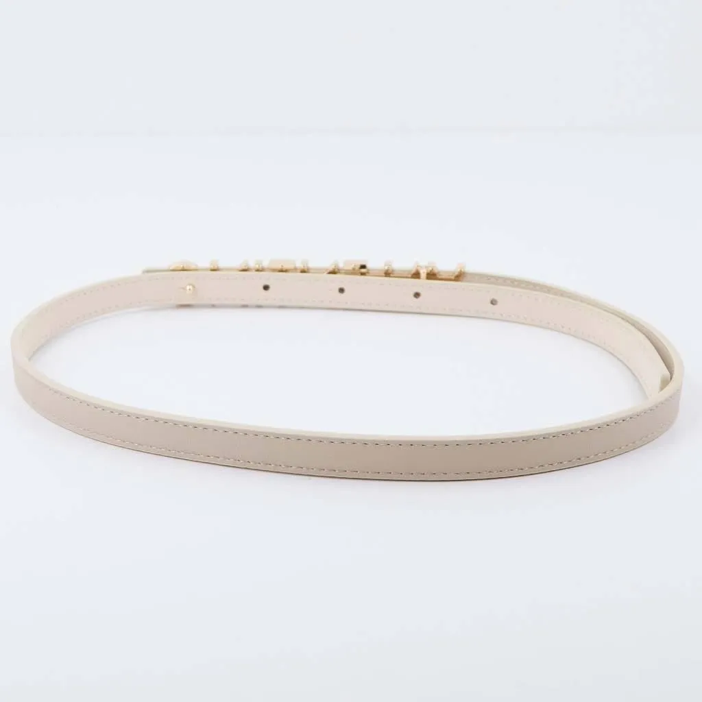 Valentino Belty Cintura, Beige/Oro, L Donna - immagine 3