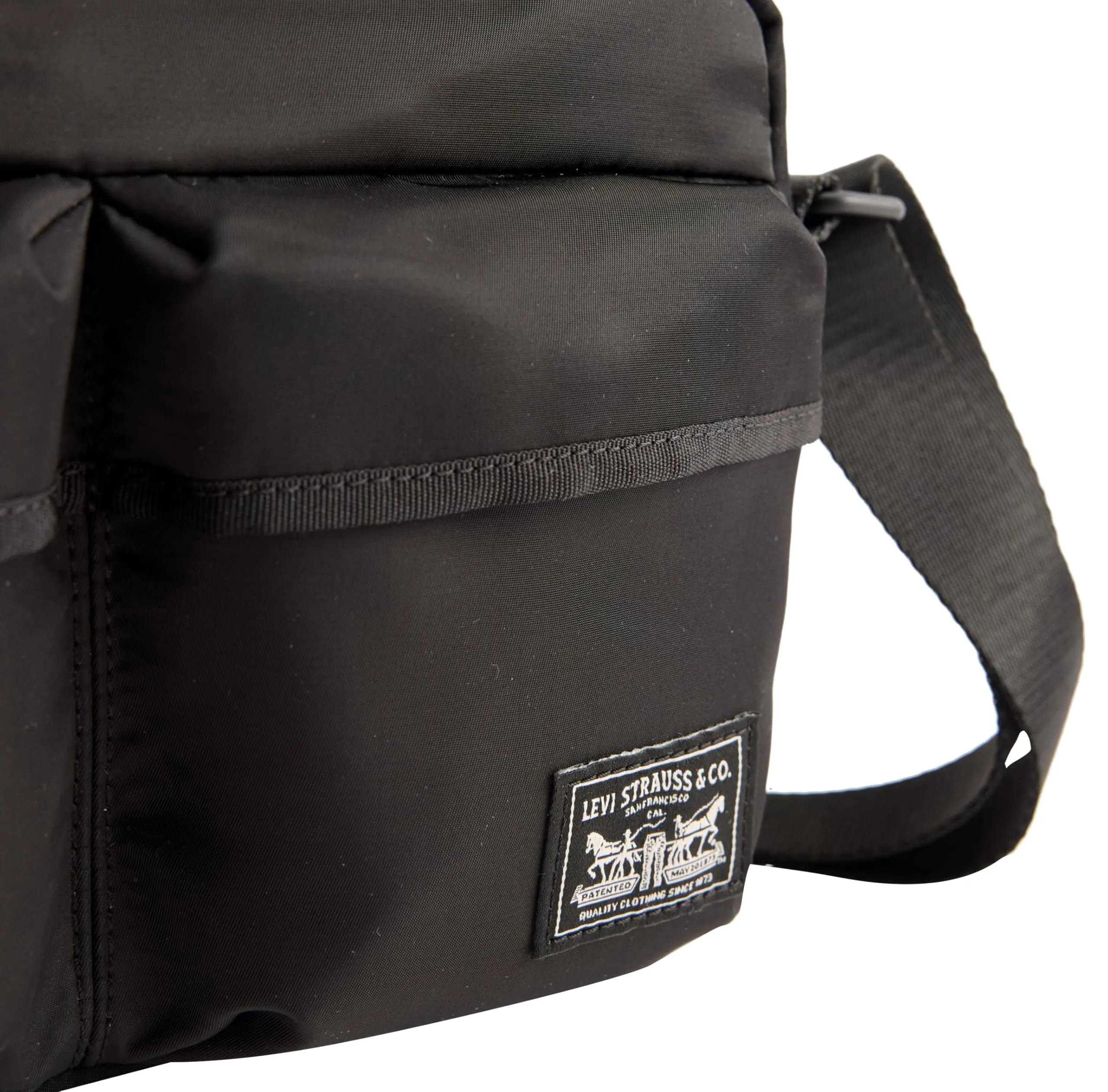 Levi's Uomo Summer Mission Bay Crossbody, Caviar, Caviale, taglia unica - immagine 3