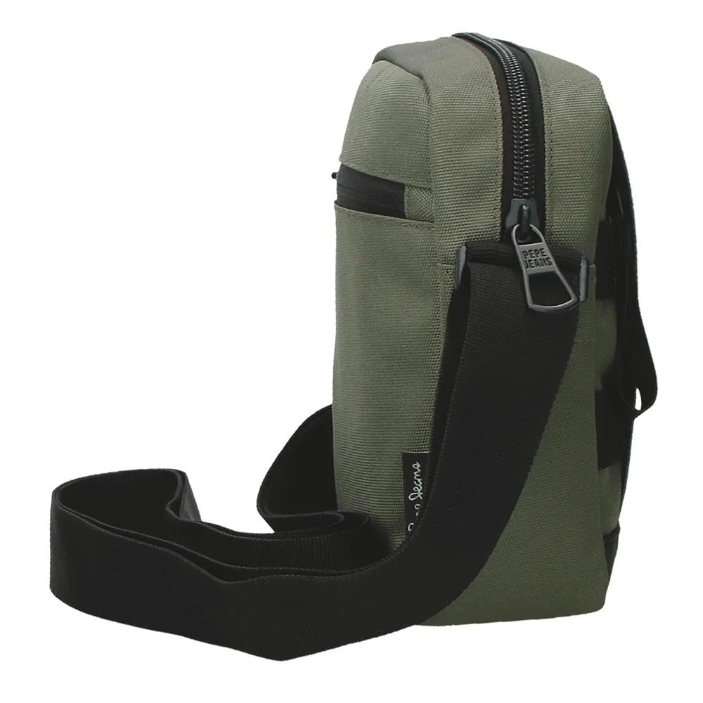 Pepe Jeans Matlock Borsa a tracolla piccola verde 15 x 19,5 x 6 cm Pelle sintetica e poliestere by Joumma Bags - immagine 2