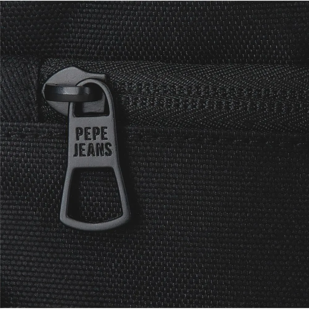 Pepe Jeans Matlock Borsa a tracolla piccola nera 15 x 19,5 x 6 cm Pelle sintetica e poliestere by Joumma Bags - immagine 7