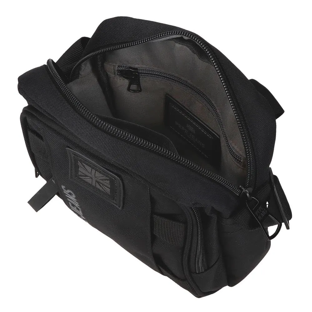 Pepe Jeans Matlock Borsa a tracolla media nera 17 x 22 x 8 cm Pelle sintetica e poliestere by Joumma Bags - immagine 5