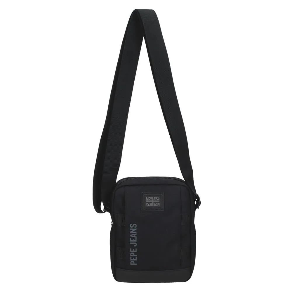 Pepe Jeans Matlock Borsa a tracolla a due scomparti nero 17 x 22 x 7,5 cm Pelle sintetica e poliestere by Joumma Bags - immagine 8