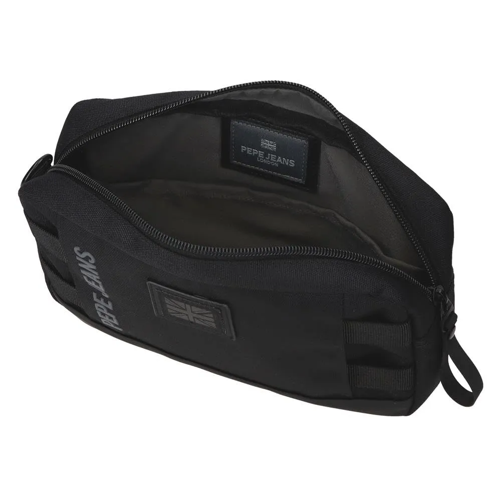 Pepe Jeans Matlock Borsa a Mano Nero 24,5 x 15 x 6 cm Pelle sintetica e poliestere by Joumma Bags - immagine 5