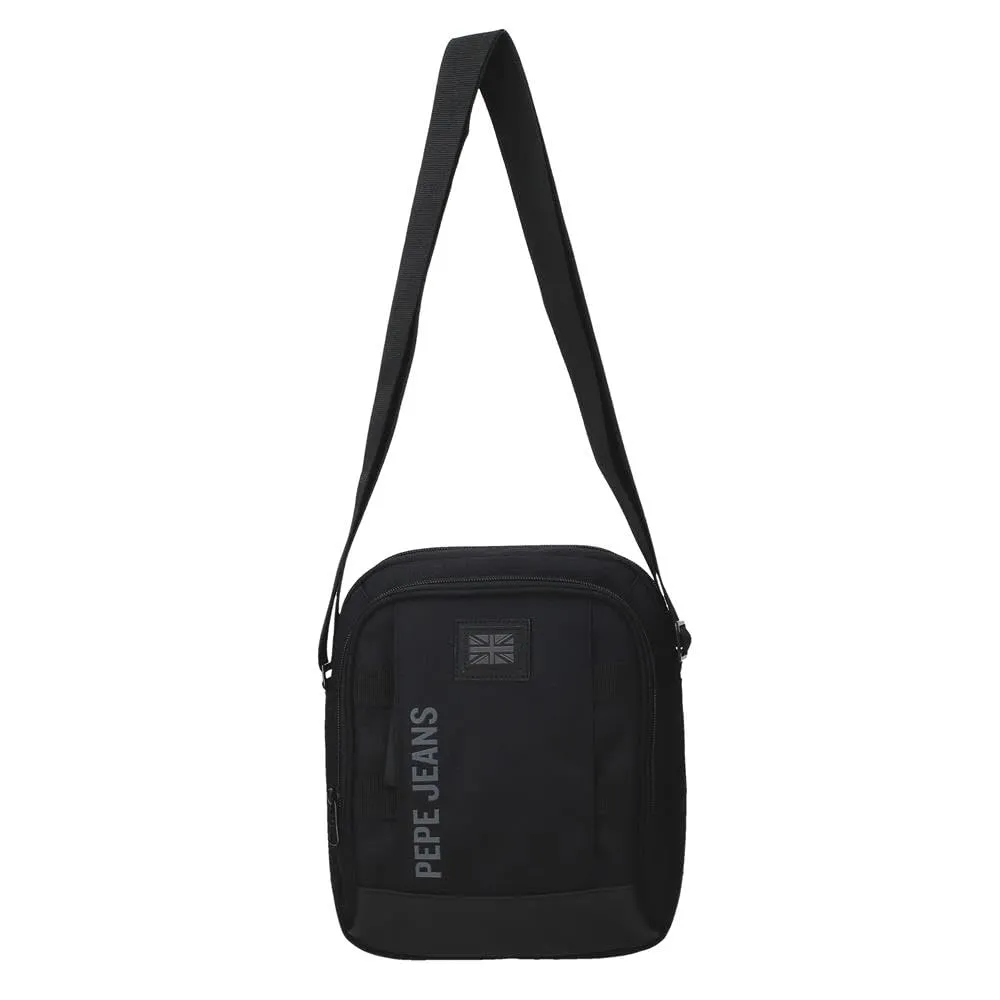Pepe Jeans Matlock Borsa a tracolla grande nero 22 x 27 x 10 cm Pelle sintetica e poliestere by Joumma Bags - immagine 9