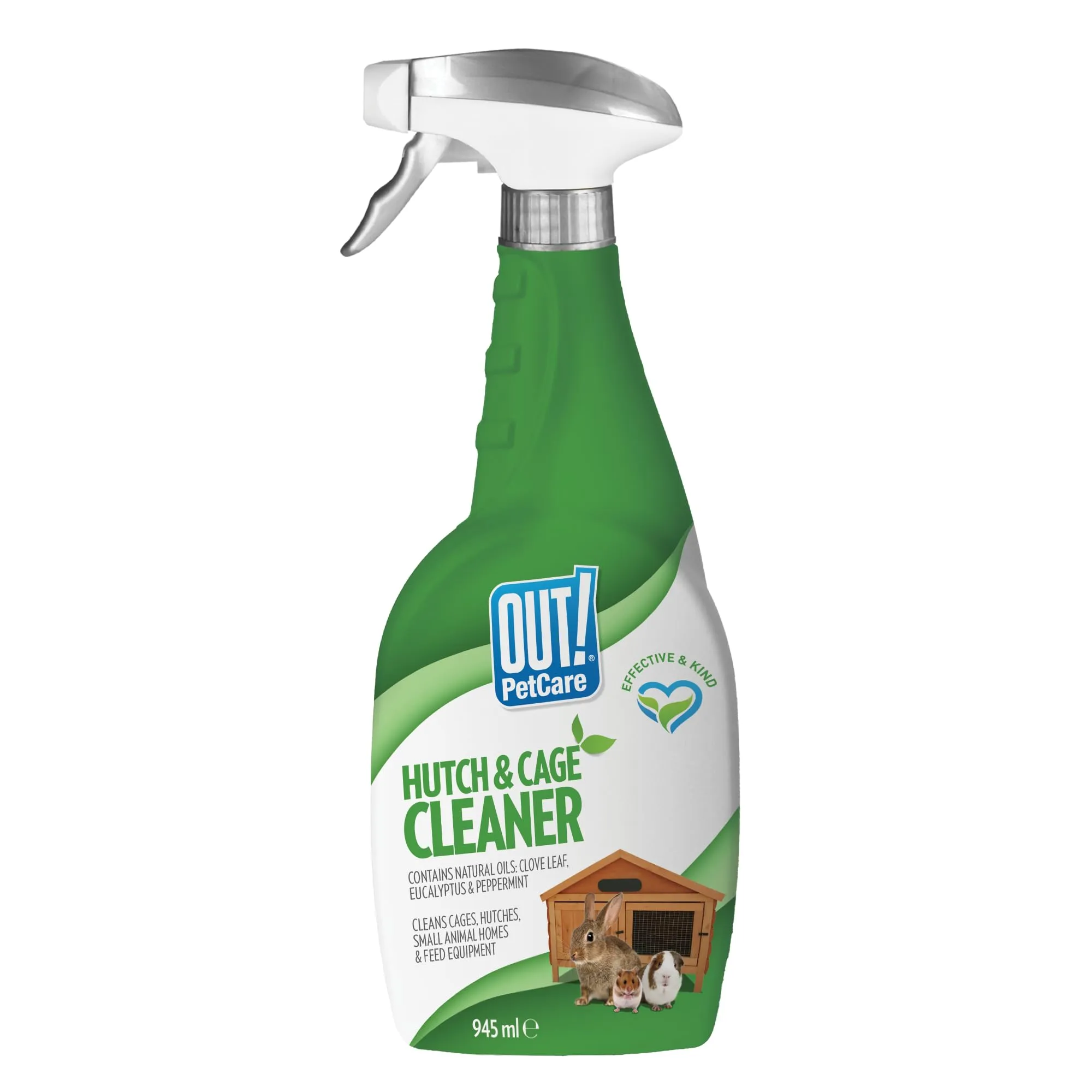 OUT! Gabbia naturale e detergente spray Hutch, 500 ml - immagine 1