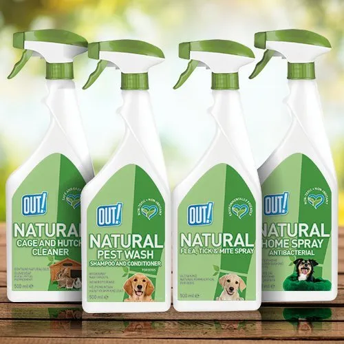 OUT! Gabbia naturale e detergente spray Hutch, 500 ml - immagine 4