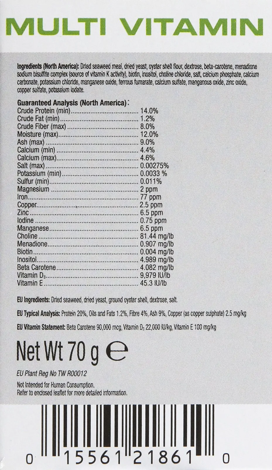 Exo Terra Reptile Multi Vitamine 70g - immagine 4