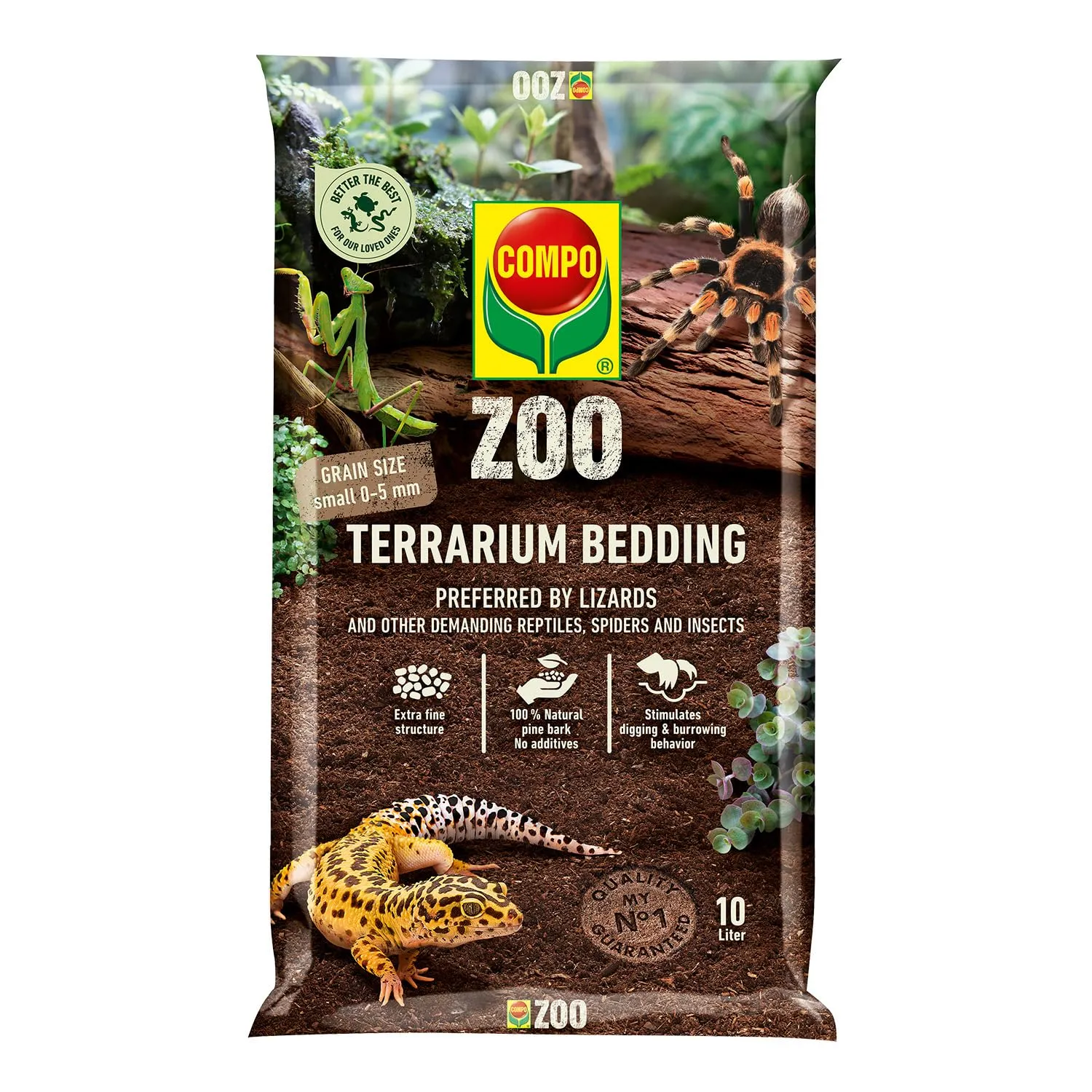 COMPO ZOO Lettiera Universale Per Terrari, Pezzatura Fine 0-5mm - immagine 1