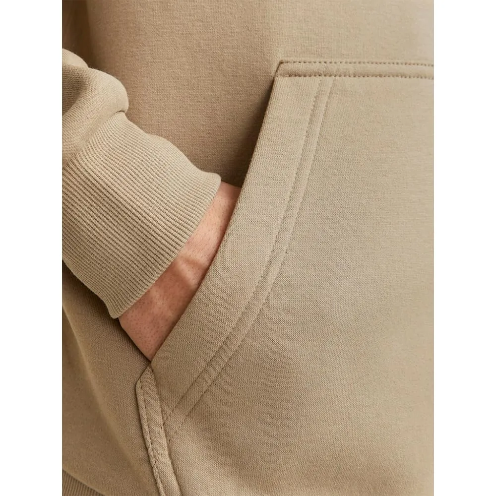 JACK & JONES JJEBRADLEY - Felpa con Cappuccio con Chiusura Lampo, Tinta Unita, Coriandolo, XS - immagine 5