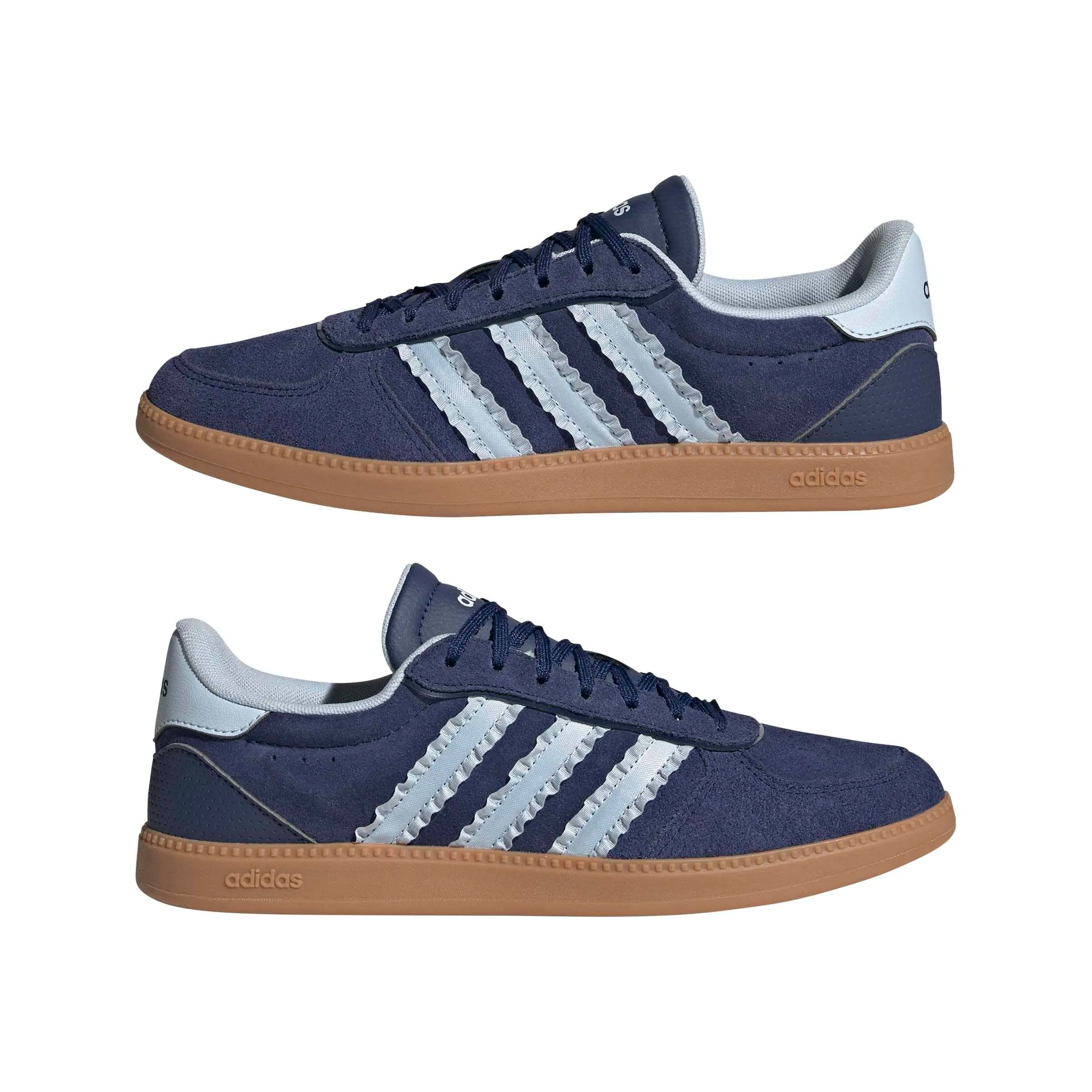 Adidas Donna BREAKNET Sleek Shoes, Dark Blue/Crystal Sky/GUM10, 40 2/3 EU - immagine 8