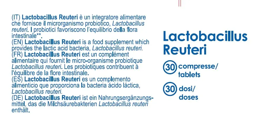 Yamamoto Lactobacillus Reuteri 30 Tablets - immagine 3