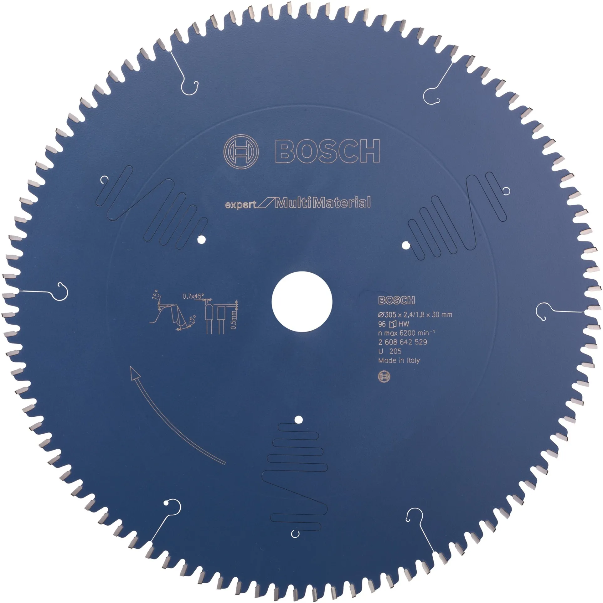 2608642529 lama circolare 30,5 cm 1 pz, Lama per sega - immagine 1