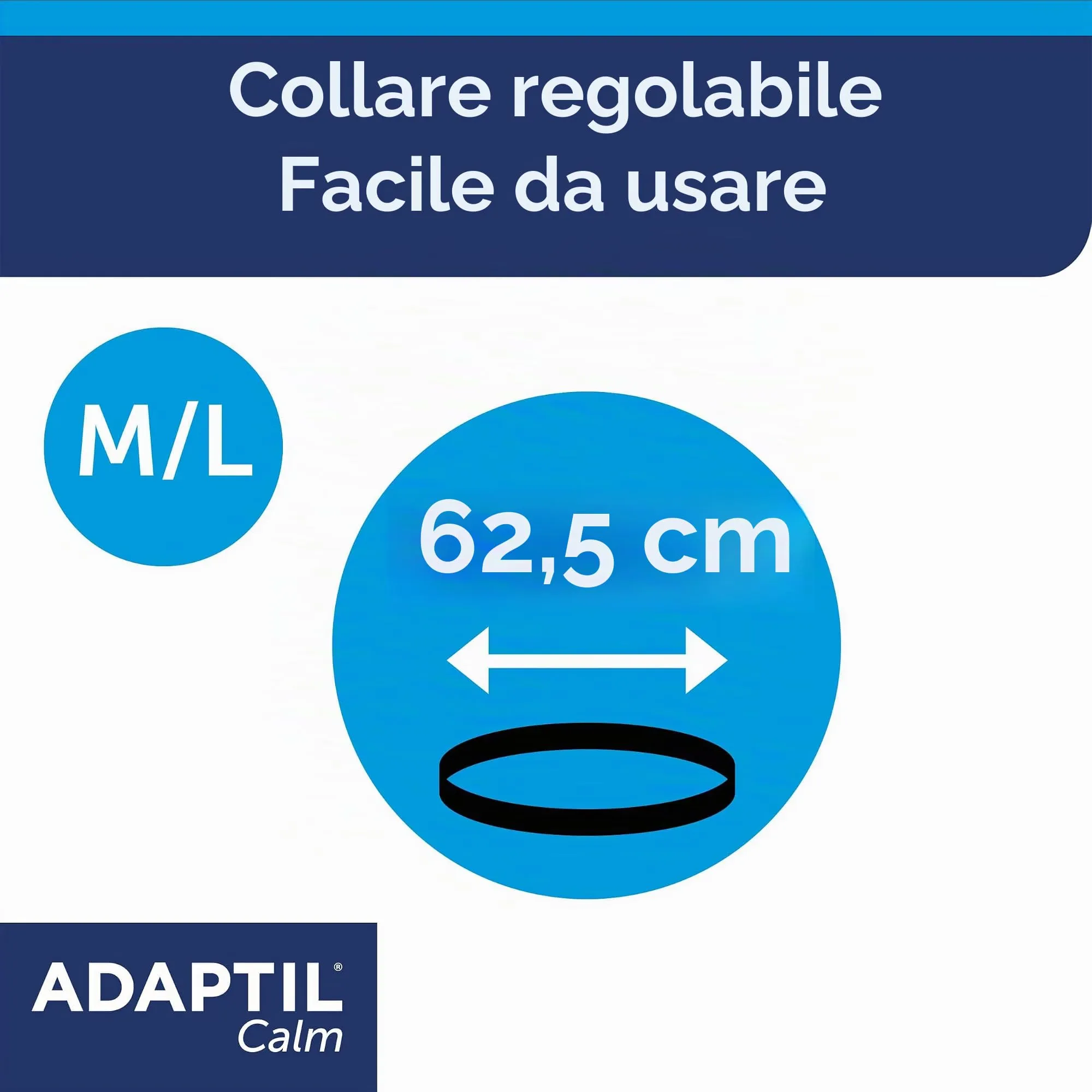 Adaptil Calm - Anti-stress per i cani - Paure, rumori forti, di apprendimento, di approvazione - Collare M/L per medie e cani di taglia grande - immagine 5