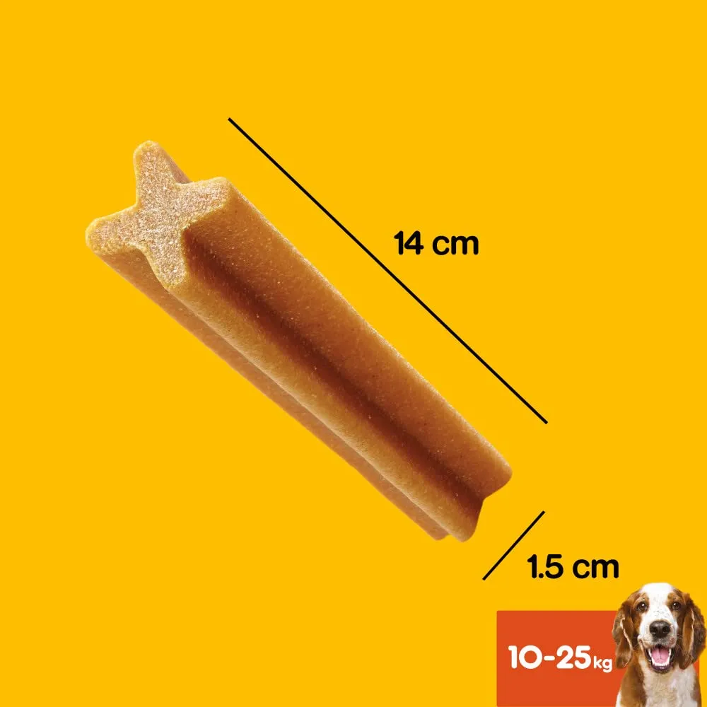 Pedigree Dentastix Snack per La Igiene Orale Cane Medio da 10 a 25 kg, 180 g, 112 Pezzi Totali, 28 unità, Confezione da 4 - immagine 2