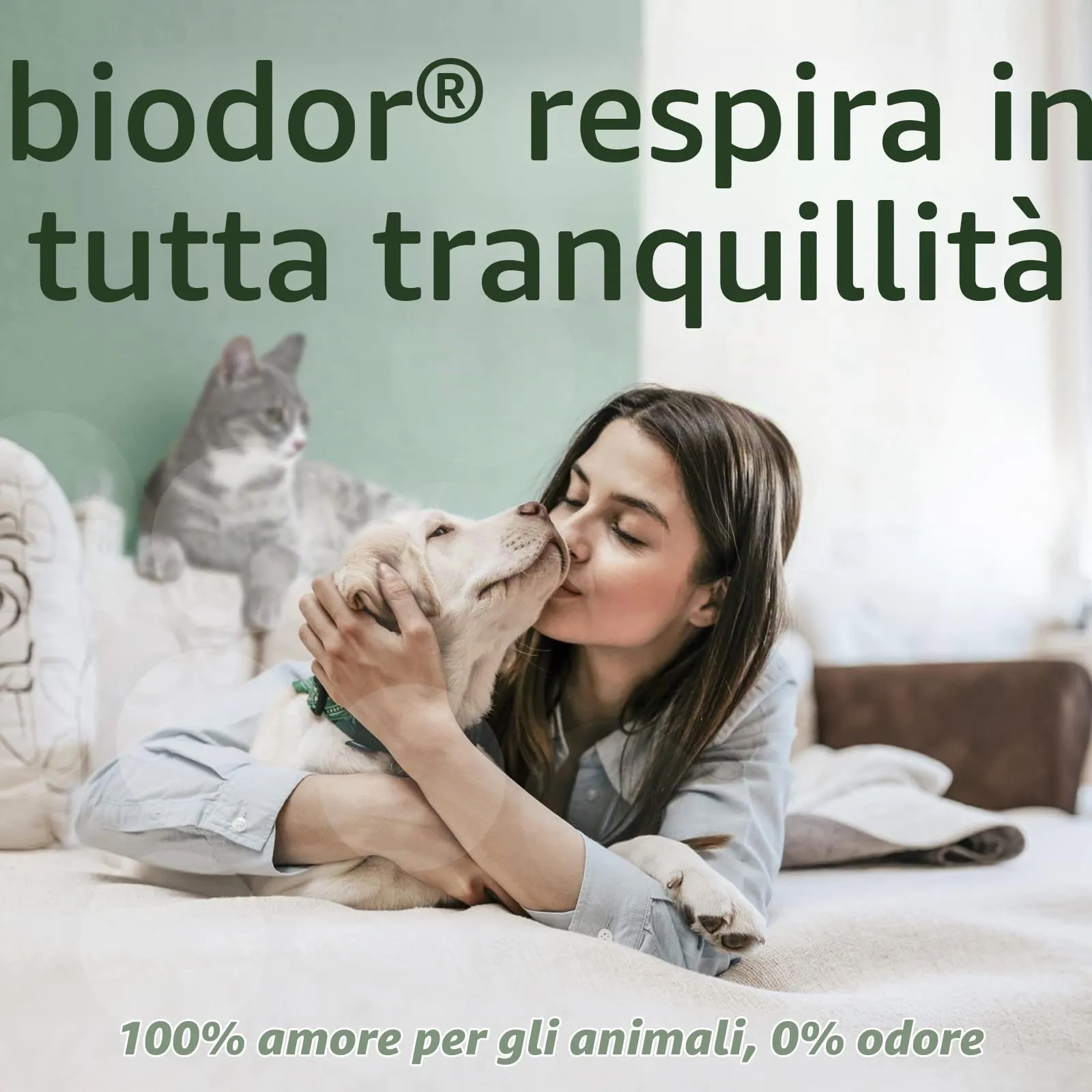 Biodor Animal, balsamo per bucato, 1 l, neutralizzatore di odori, detergente per Ambienti Animali, detergente Enzimatico, urina, feci e Altri odori severi, smacchiatore e Pulizia - immagine 6