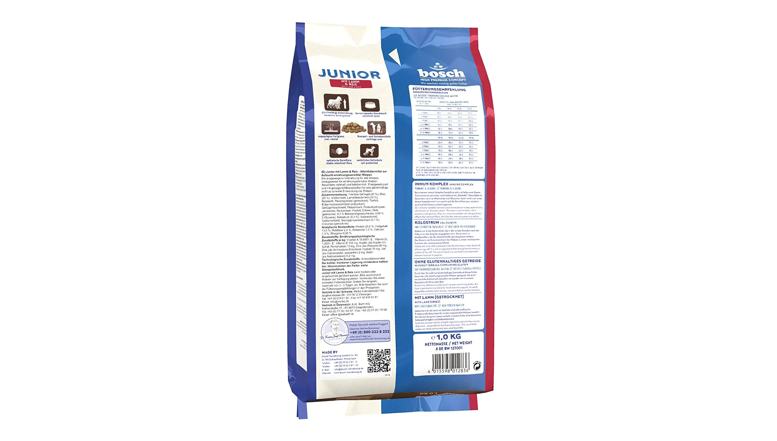 bosch HPC Junior con agnello e riso | Cibo secco per cani per allevare cuccioli sensibili dal punto di vista nutrizionale | 1 x 1000 g - immagine 2